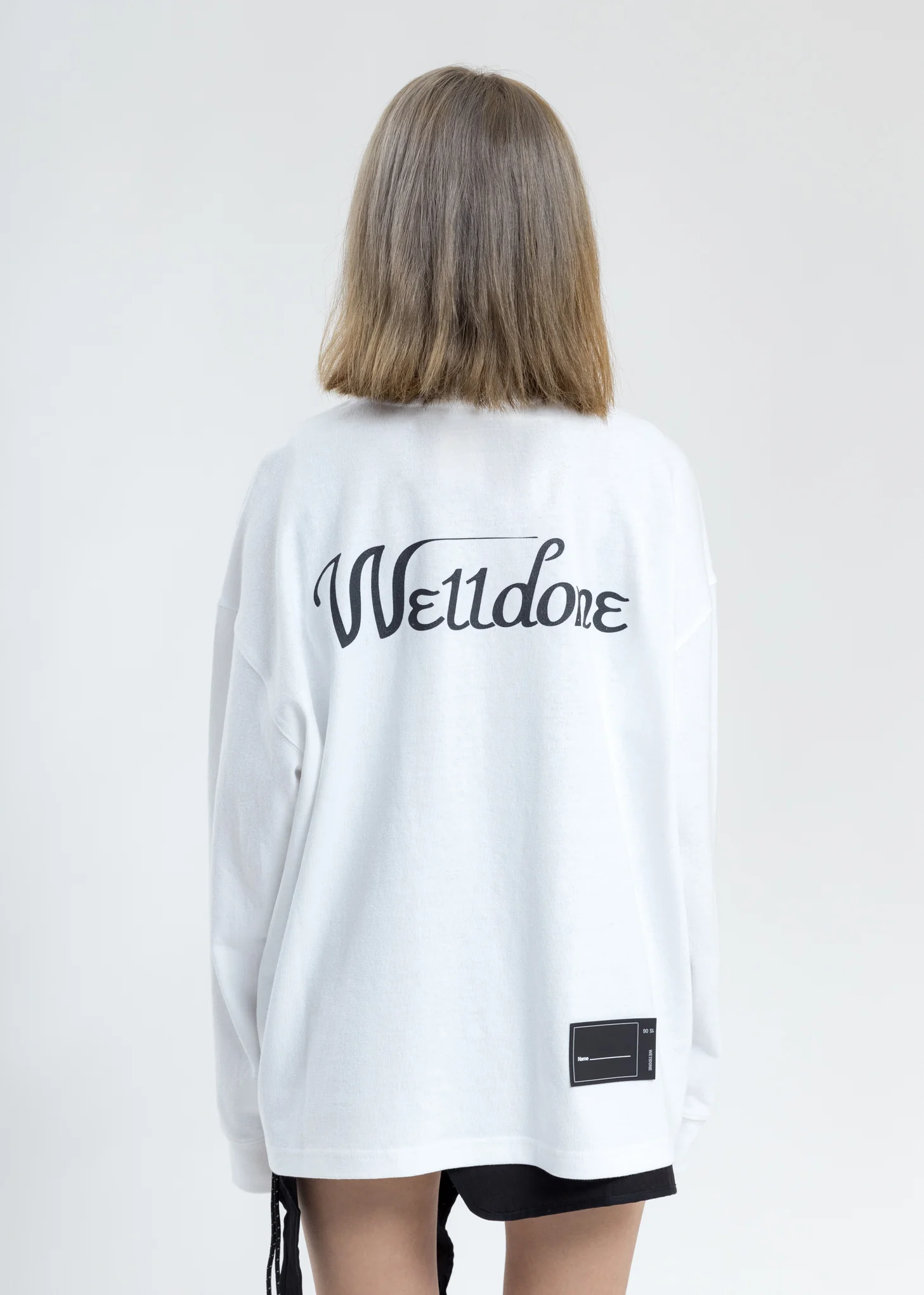 White Horror Collage Long Sleeves - Image 2