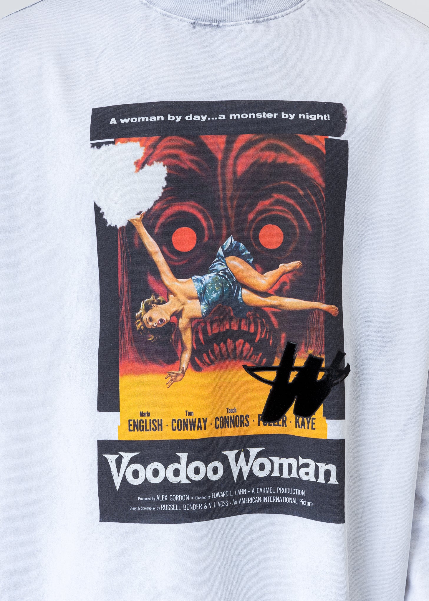 White Horror Movie Long Sleeve - Image 4