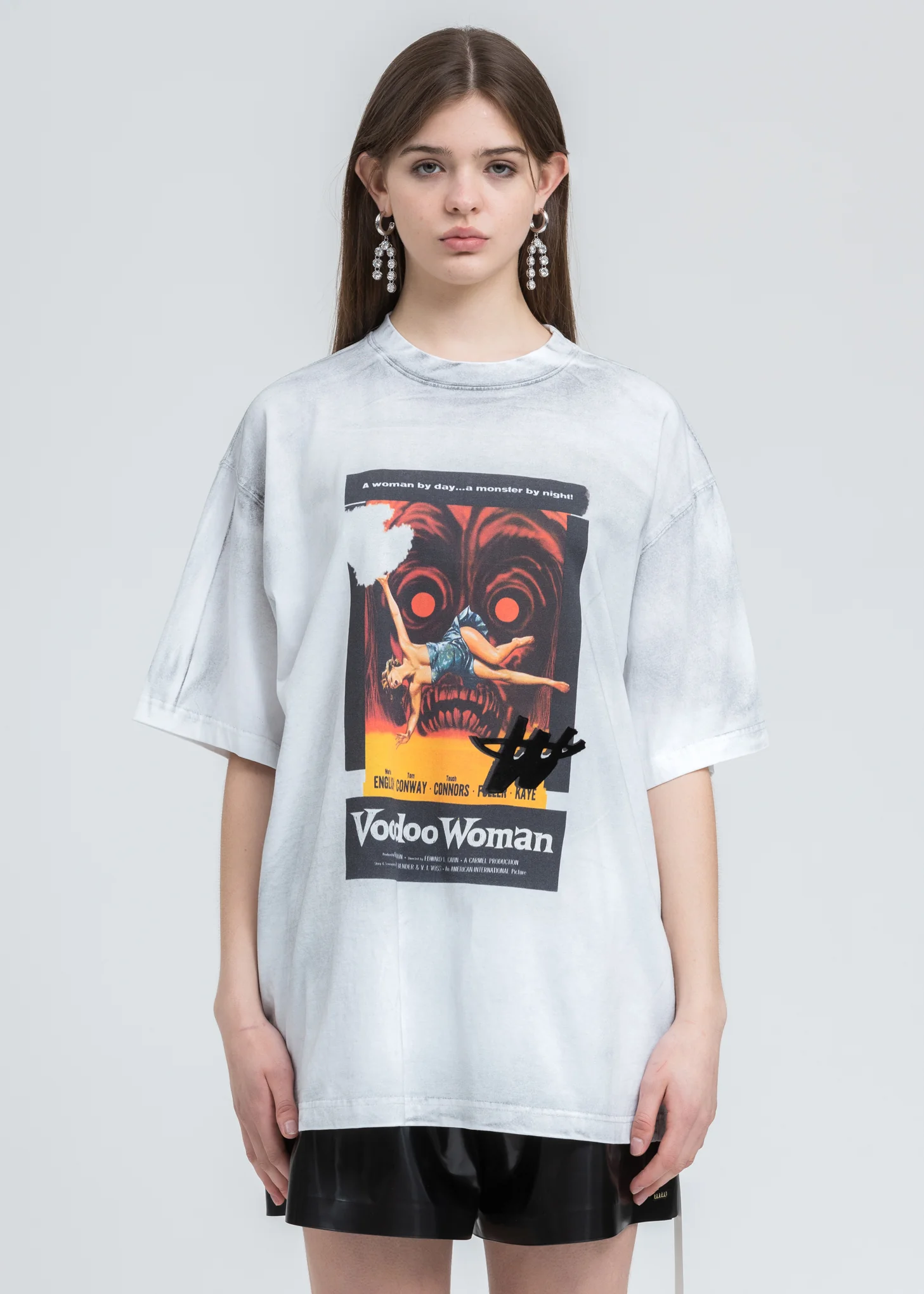White Horror Movie T-Shirt