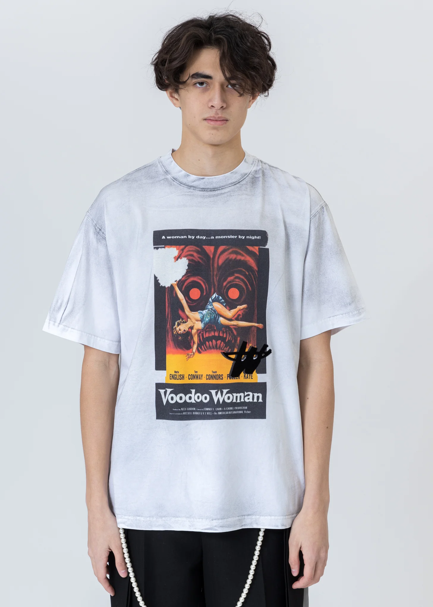 White Horror Movie T-Shirt