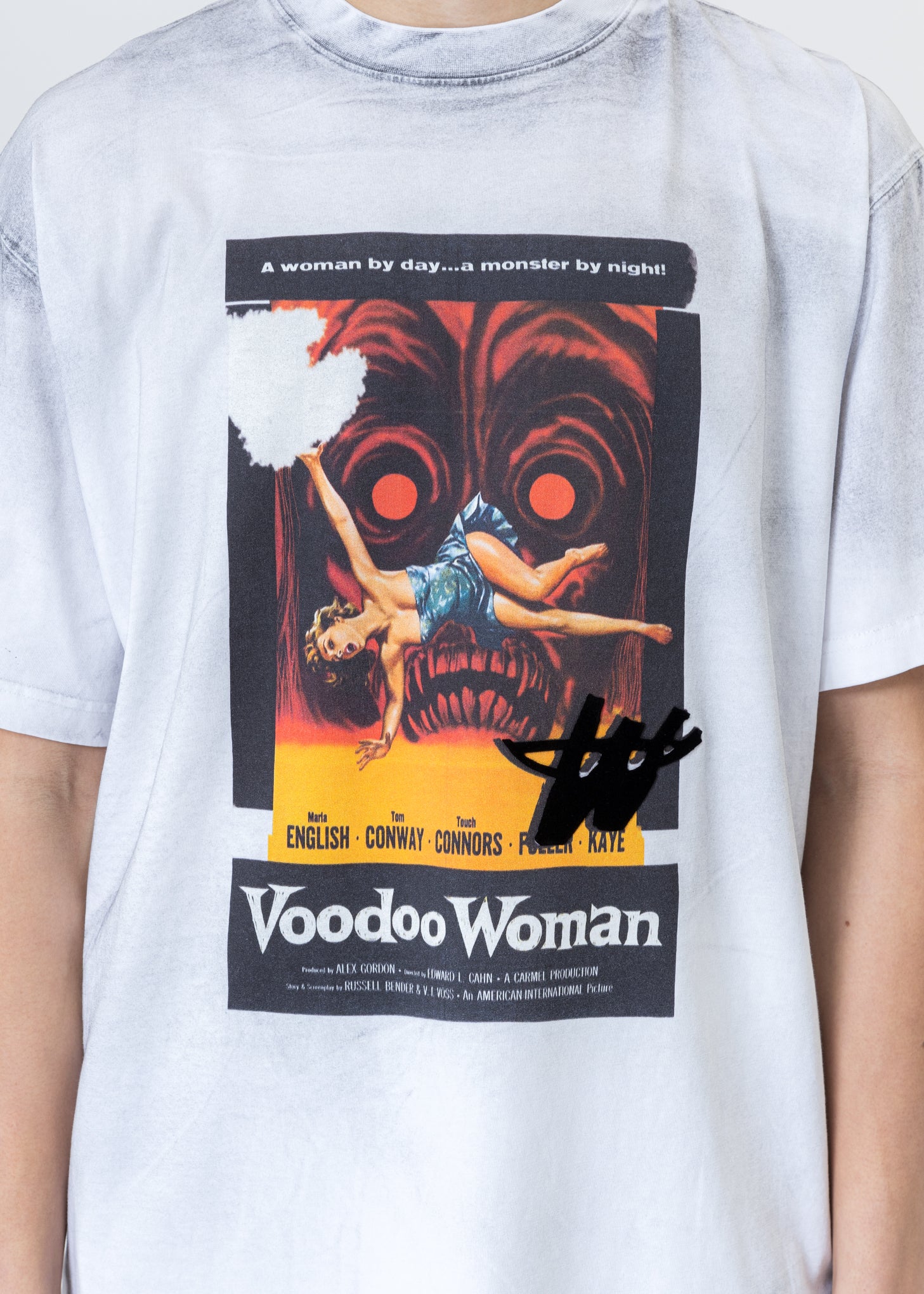 White Horror Movie T-Shirt - Image 4