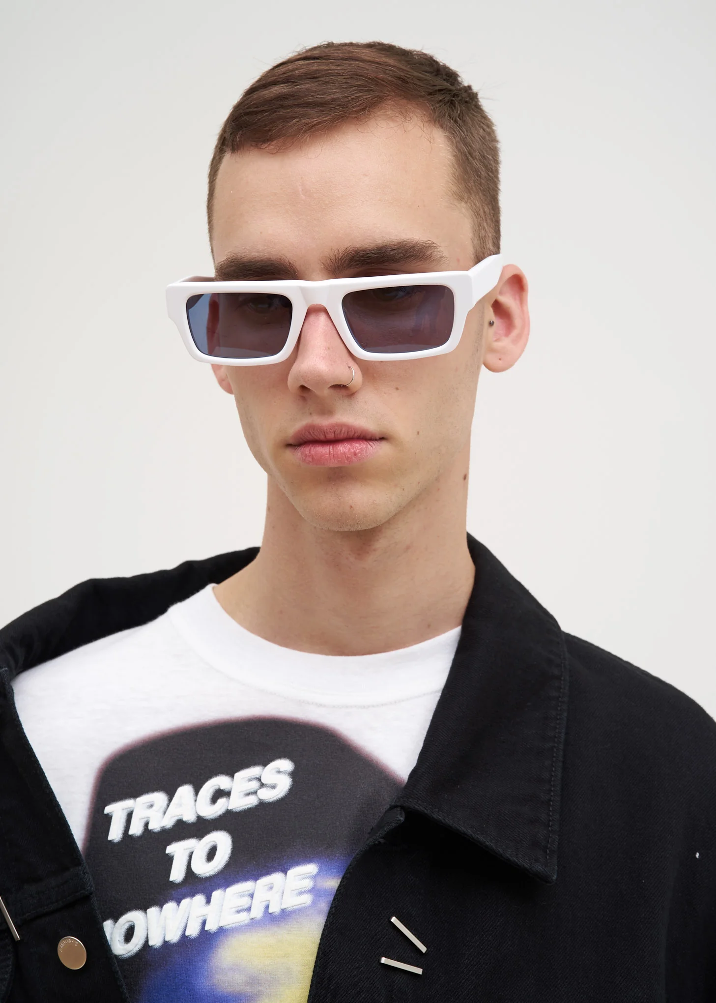 White Hughes Sunglasses - Image 2