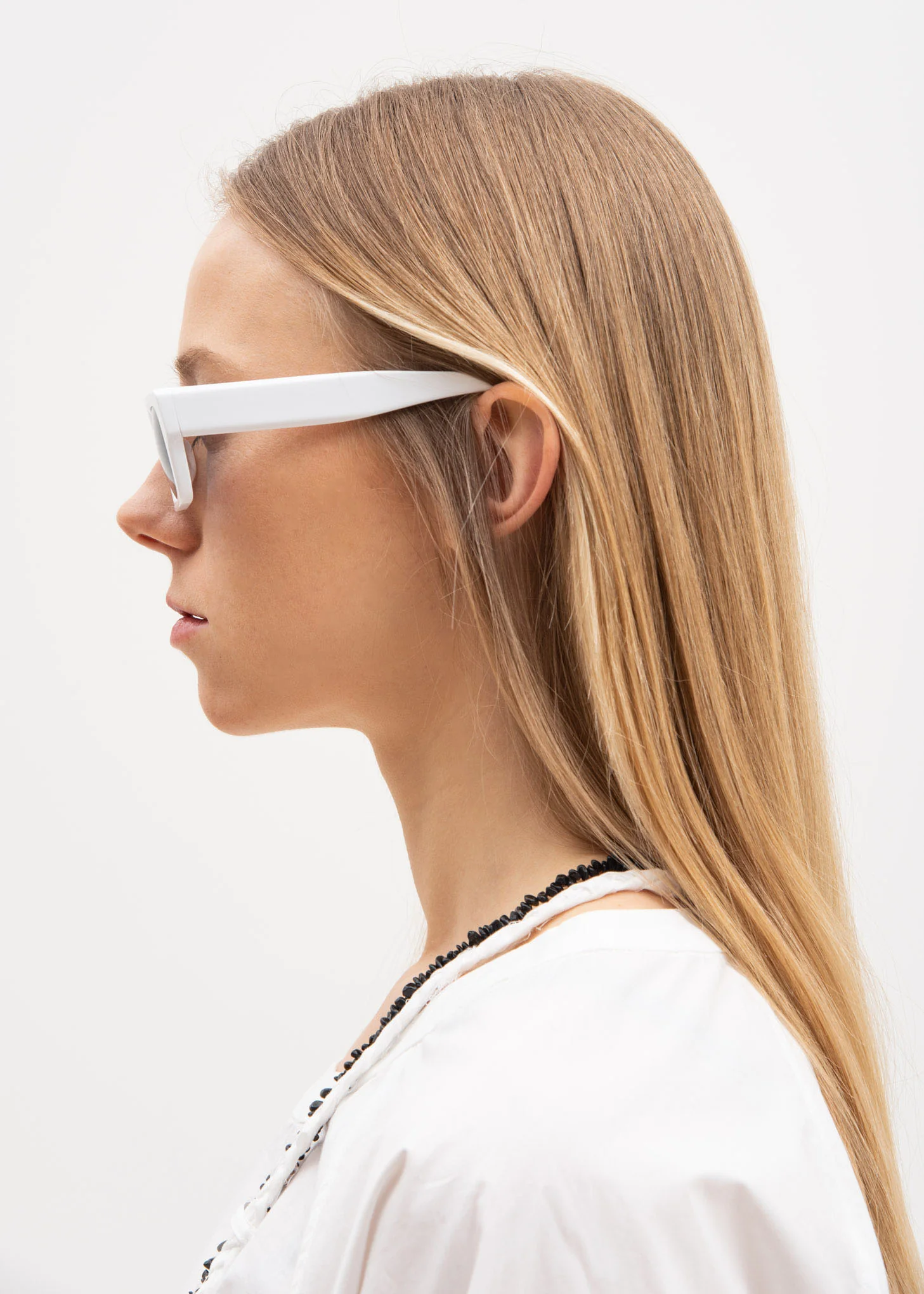 White Hughes Sunglasses - Image 3