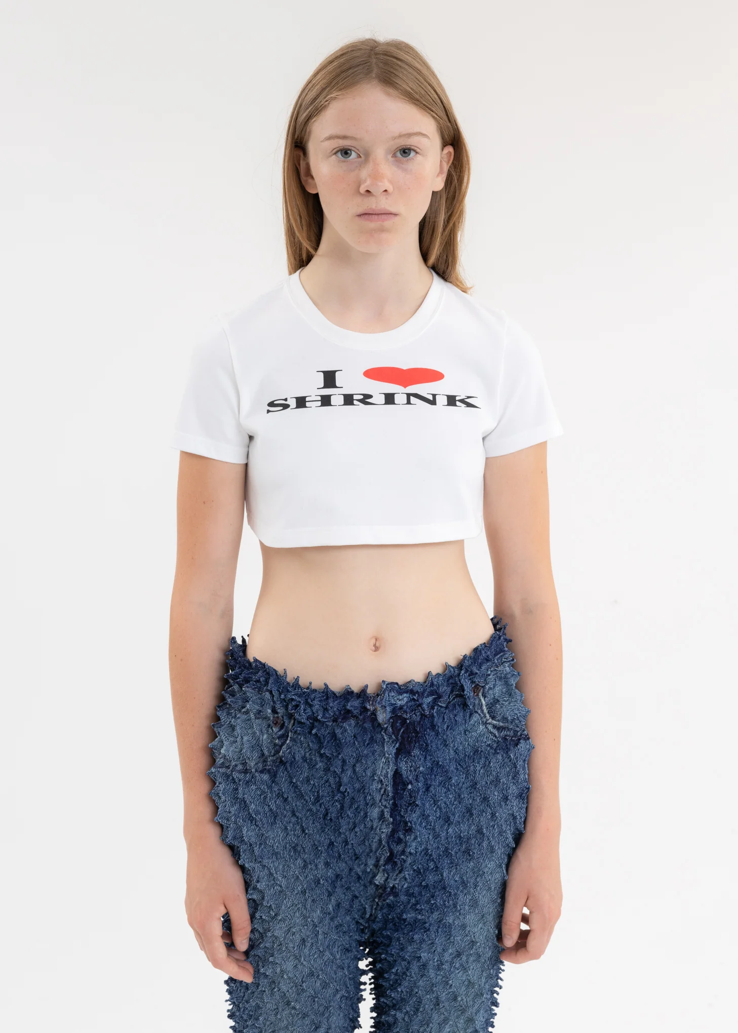 White I ♡ SHRINK T-SHIRT