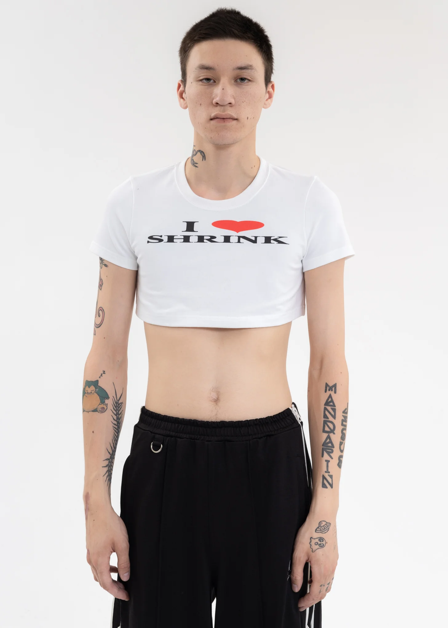 White I ♡ SHRINK T-SHIRT