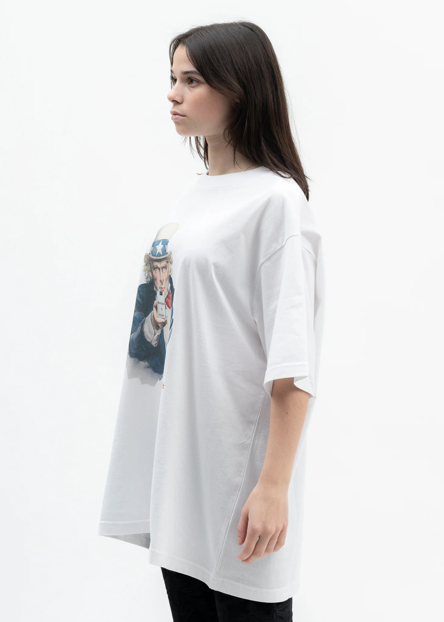 WHITE I WANT YOU SEVEN STARS T-SHIRT - Image 3