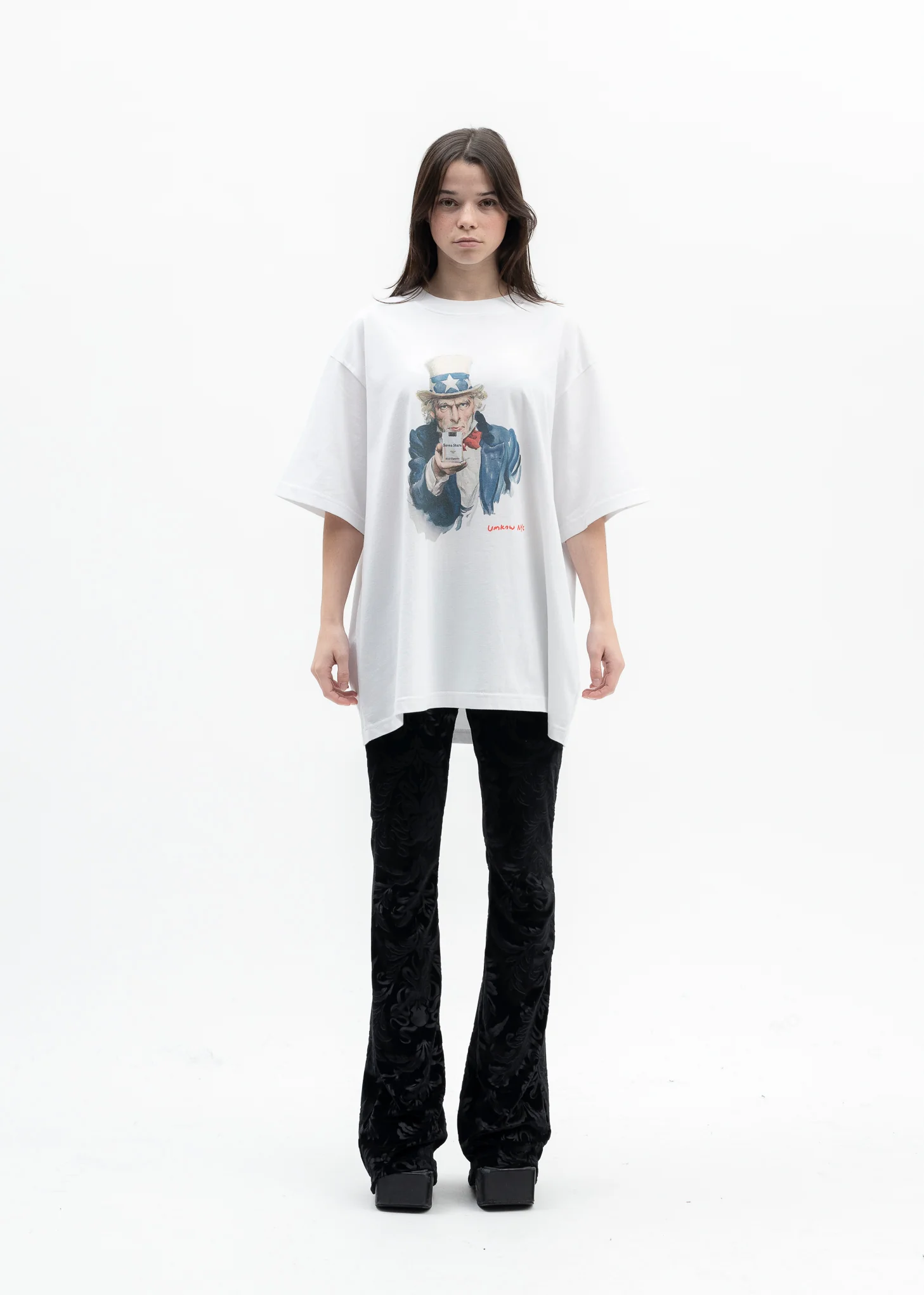 WHITE I WANT YOU SEVEN STARS T-SHIRT - Image 5