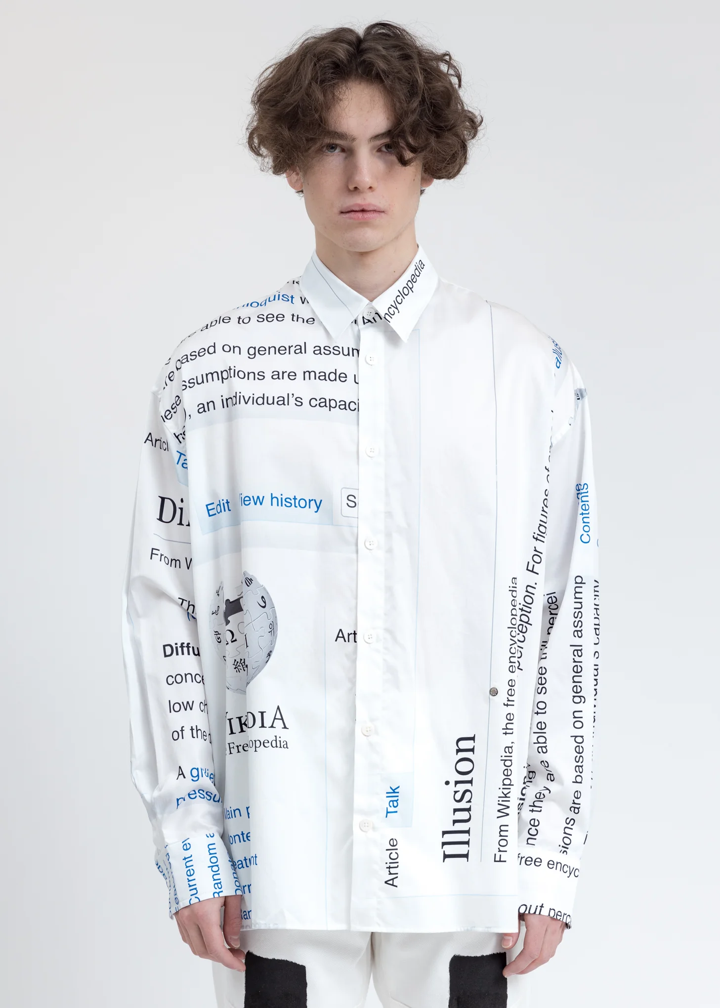White Illusion Wikipedia Shirt