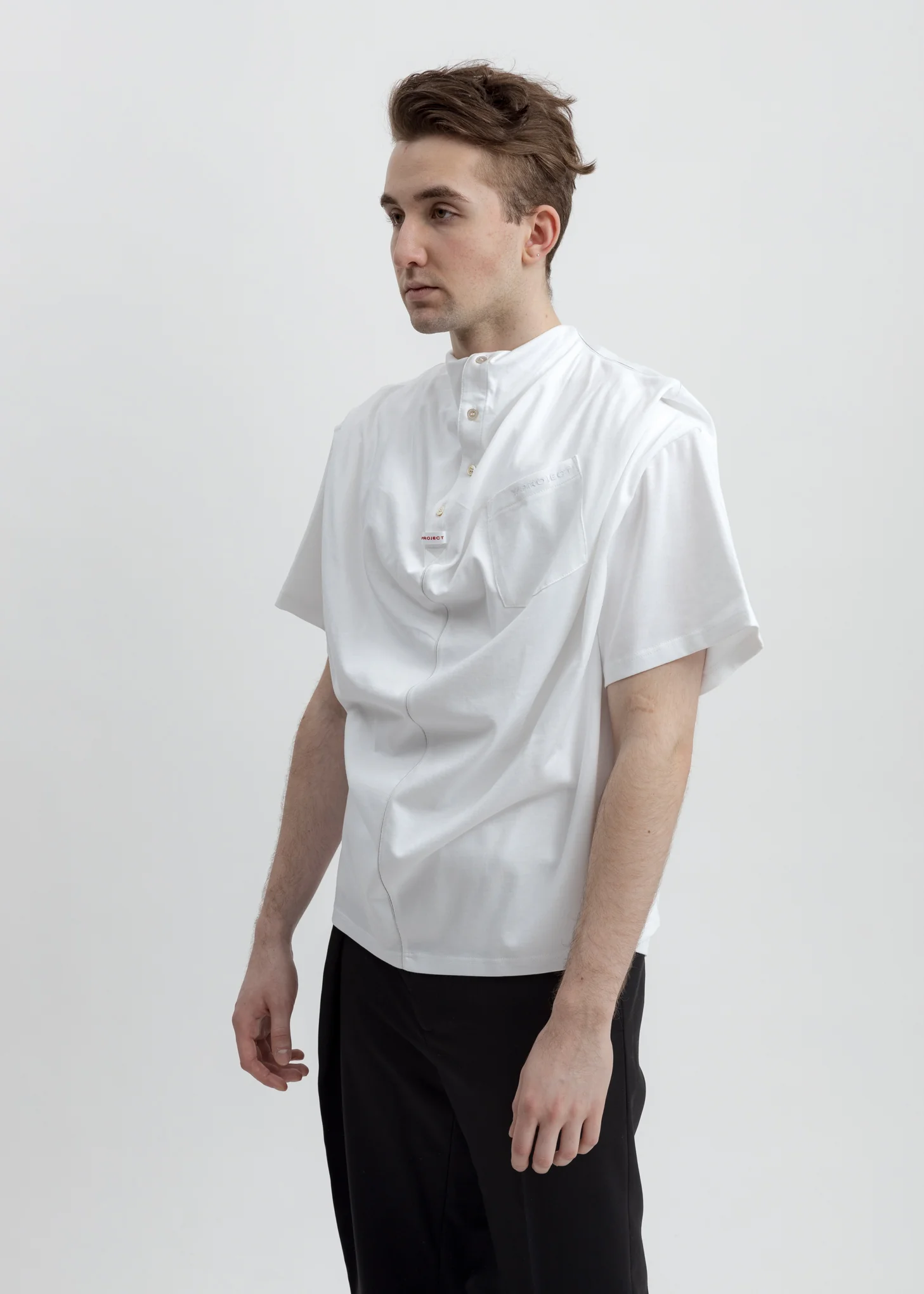 White Infinity T-Shirt - Image 3