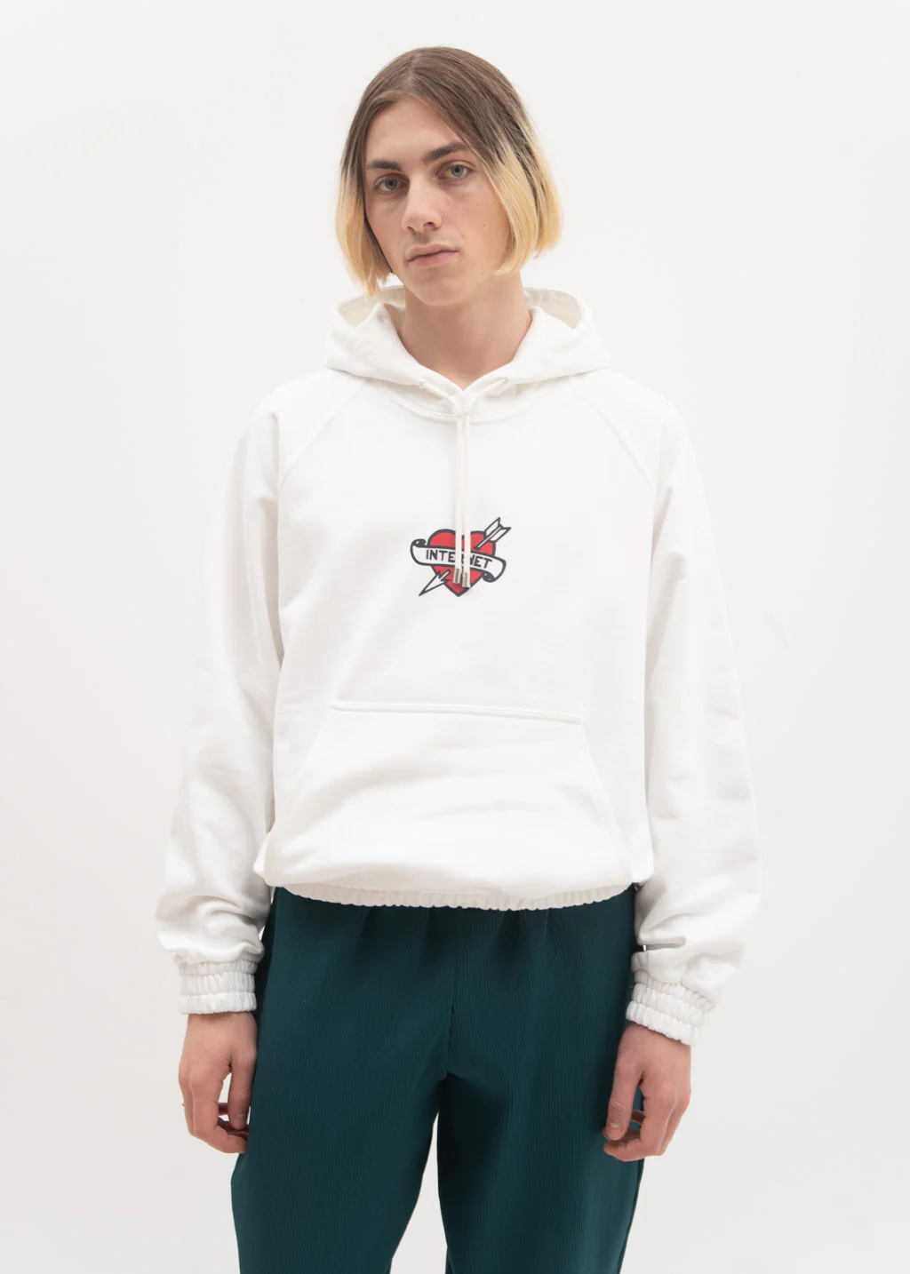 White Internet Hoodie