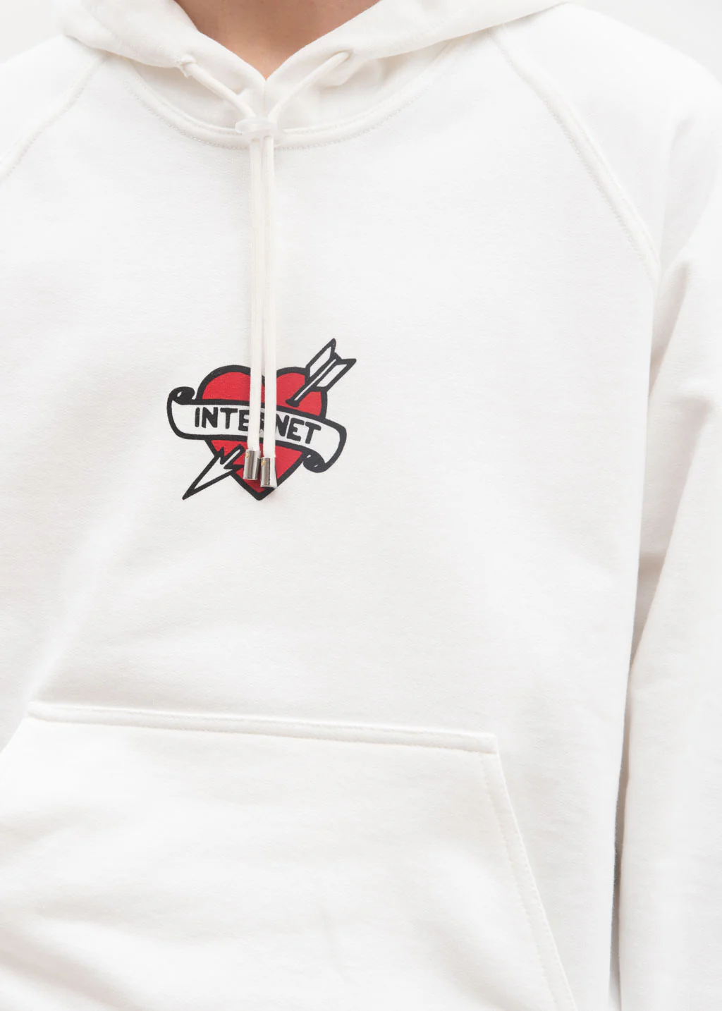 White Internet Hoodie - Image 2