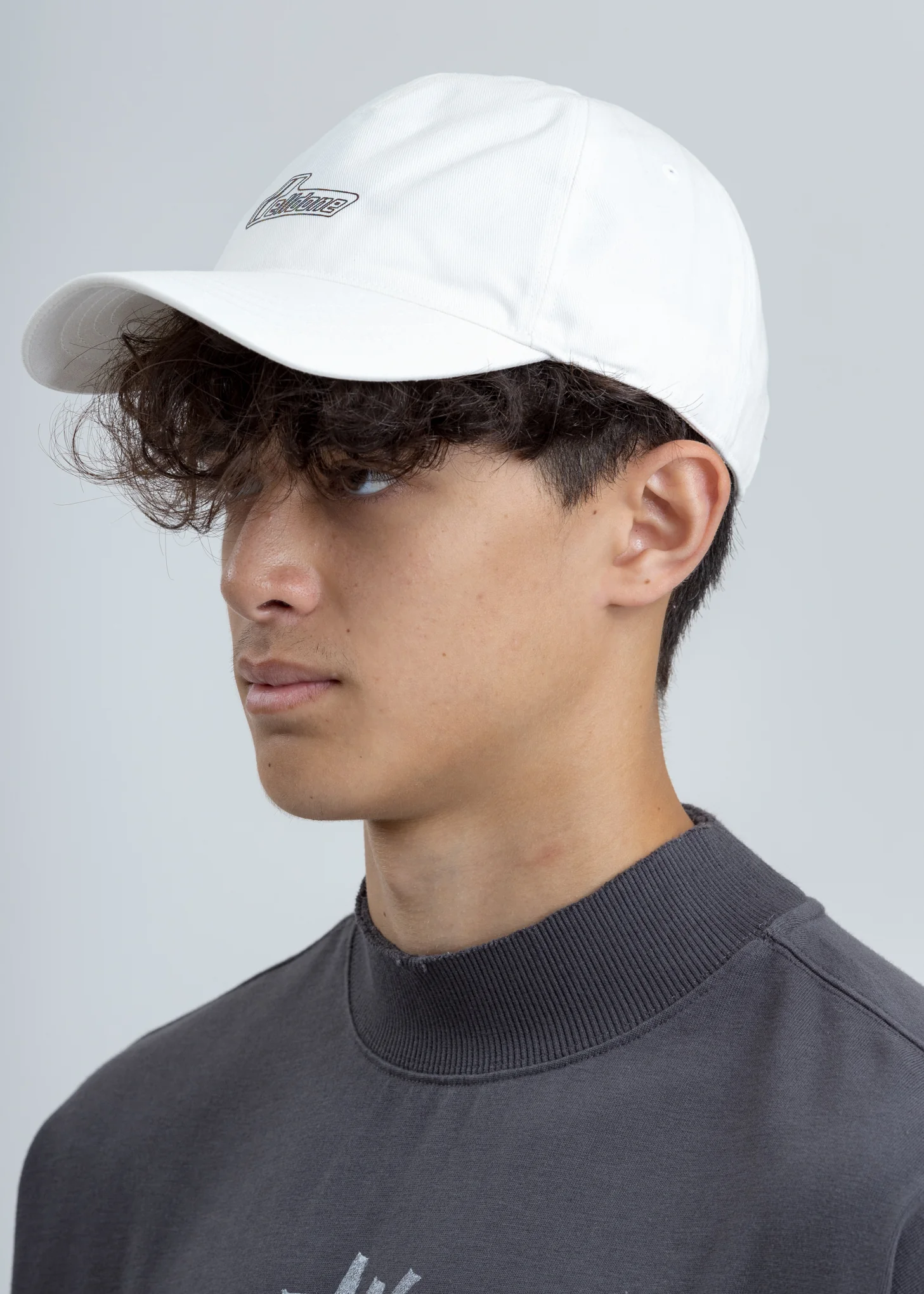 White Iridescent Logo Cap - Image 4