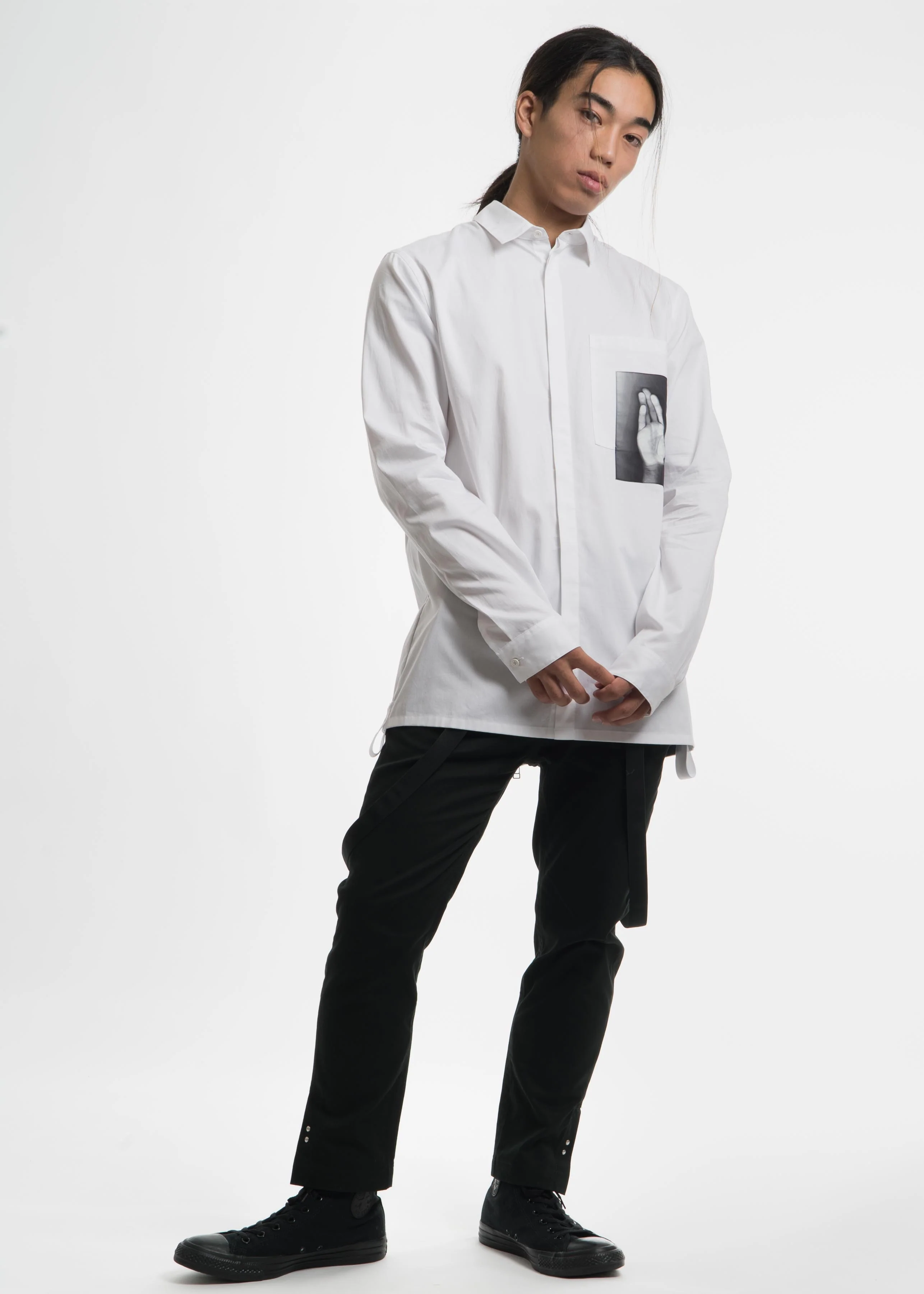 White Irma Long Sleeve Shirt - Image 6