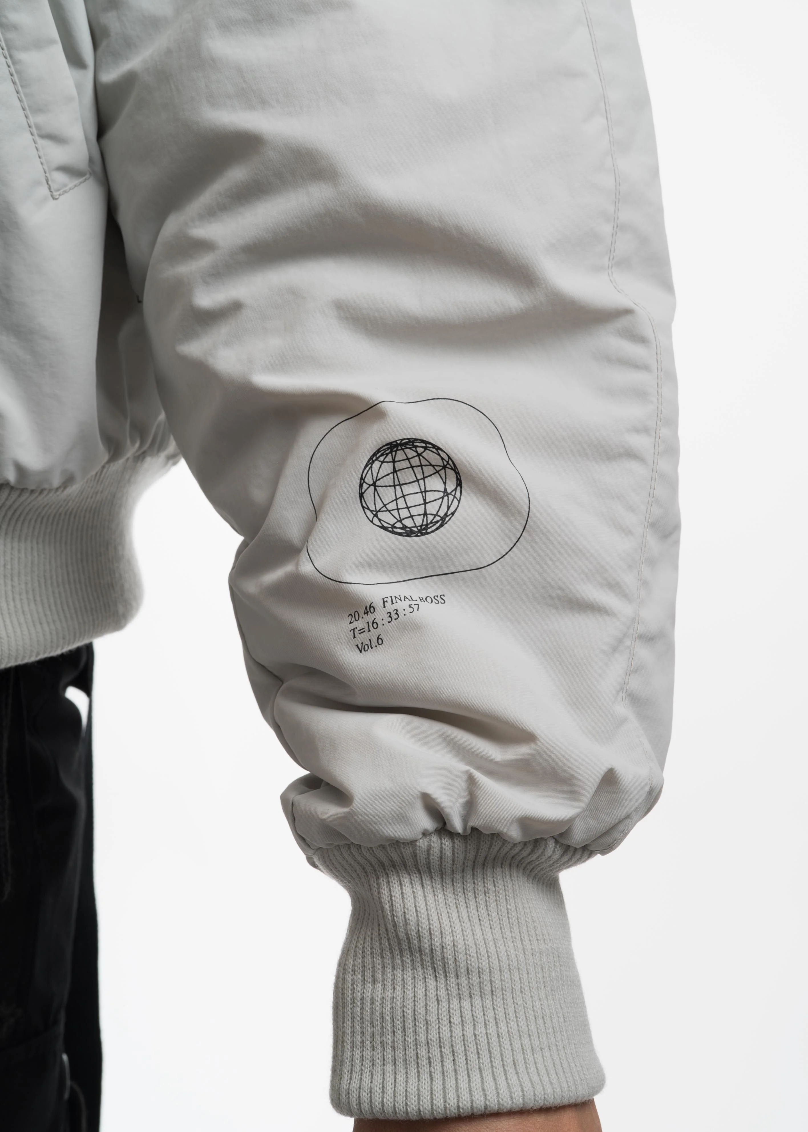 Grey Kaneda Bomber Jacket - Image 5