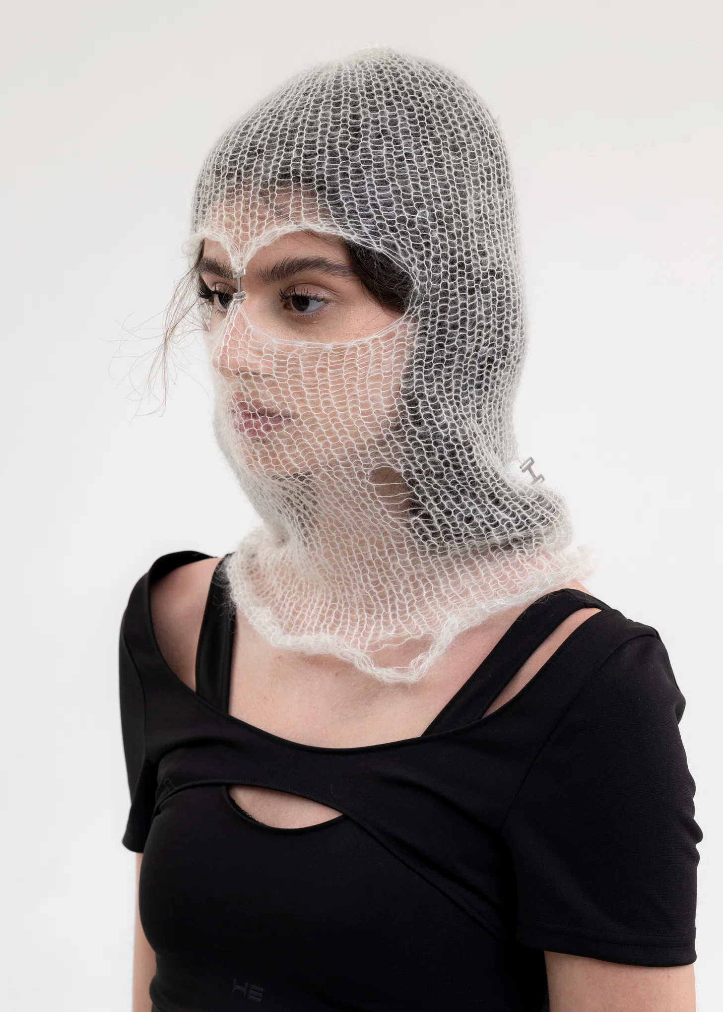 WHITE KAOLIN BALACLAVA - Image 2