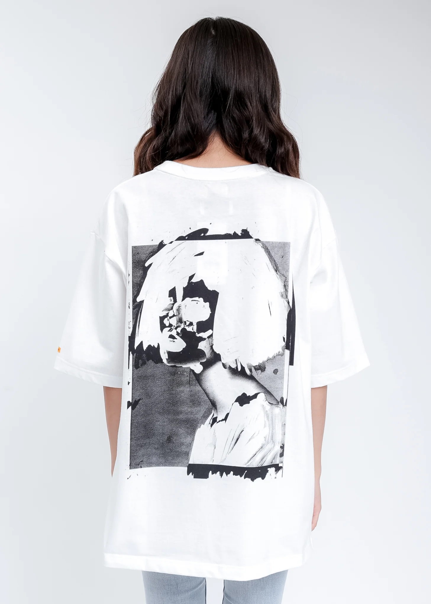 White KIDILL × EDWIN A Mess T-Shirt - Image 2