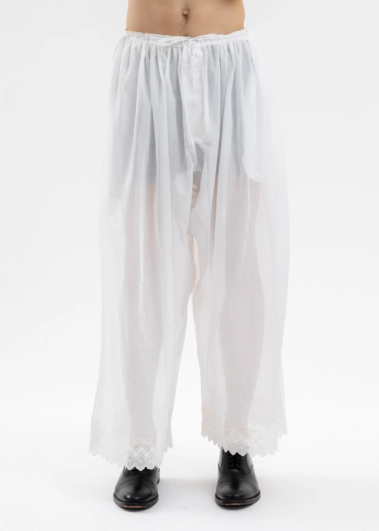 White Lace Judo Pants