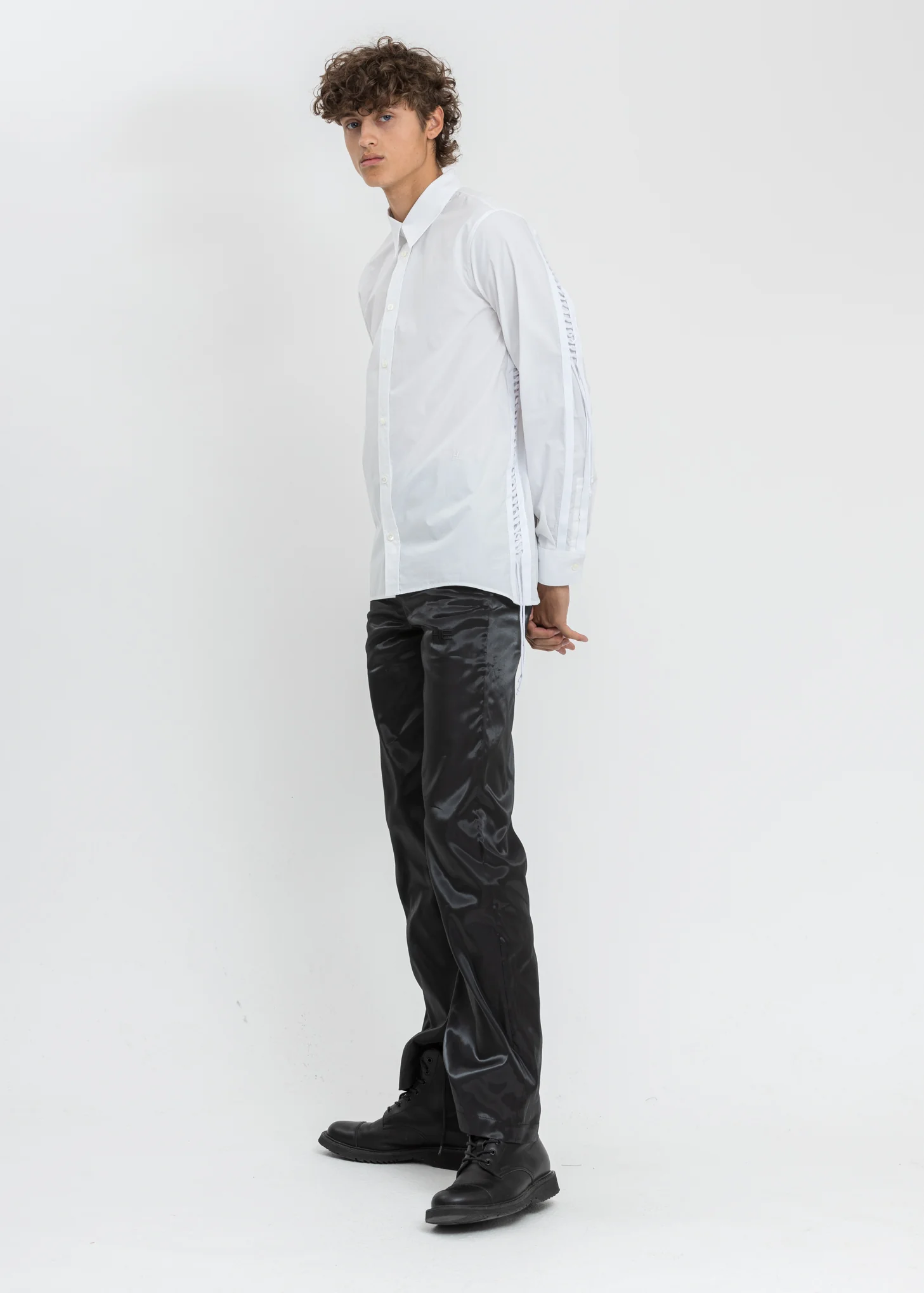 White Laced Standard Shirt - Image 5