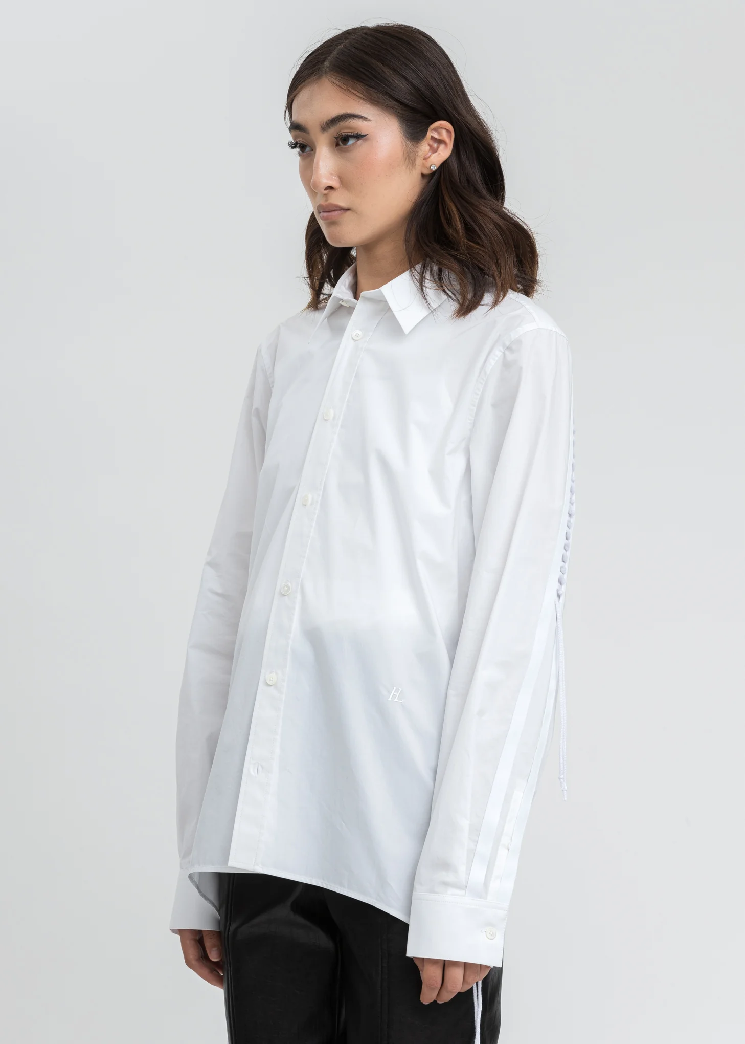 White Laced Standard Shirt - Image 3