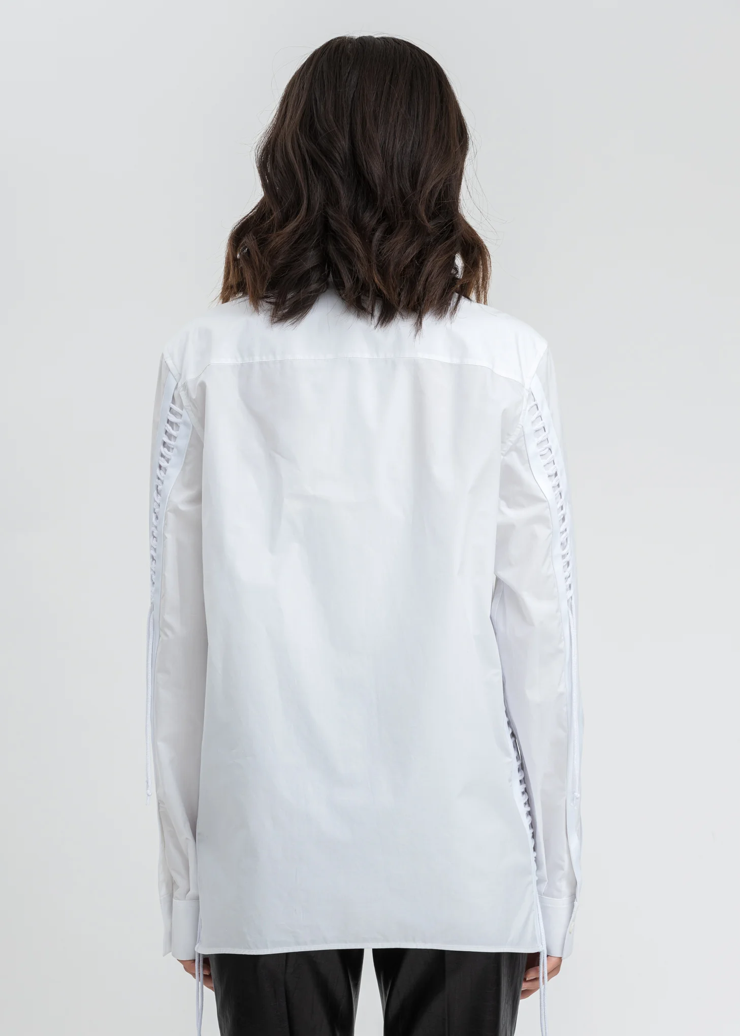 White Laced Standard Shirt - Image 4