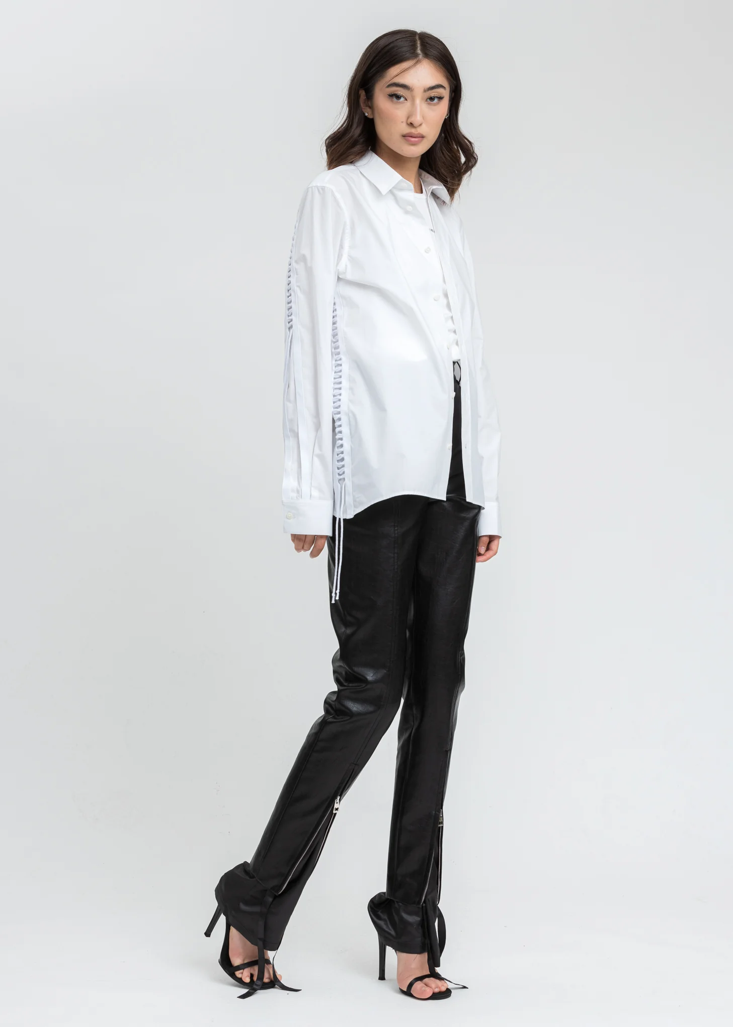 White Laced Standard Shirt - Image 7
