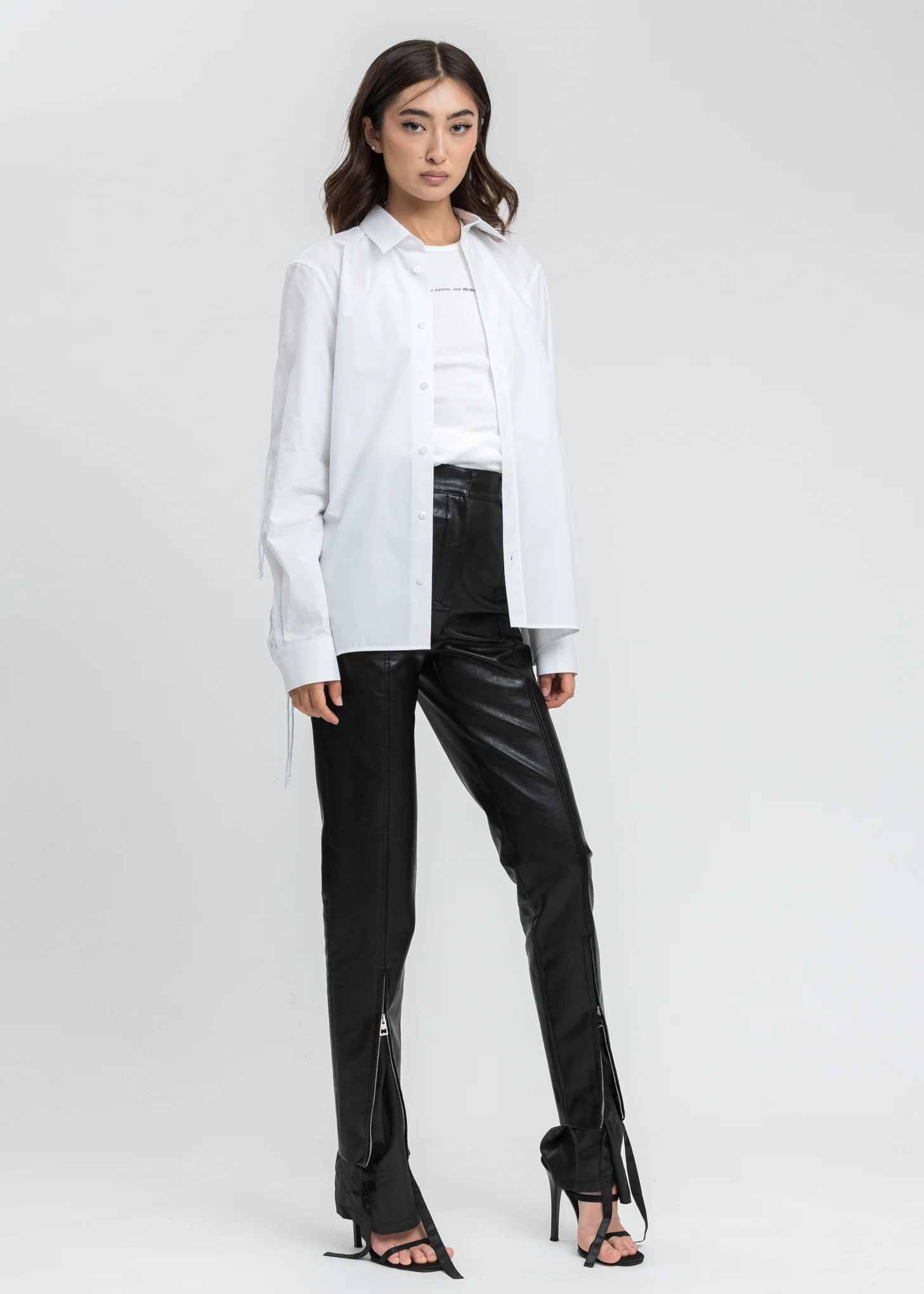 White Laced Standard Shirt - Image 8