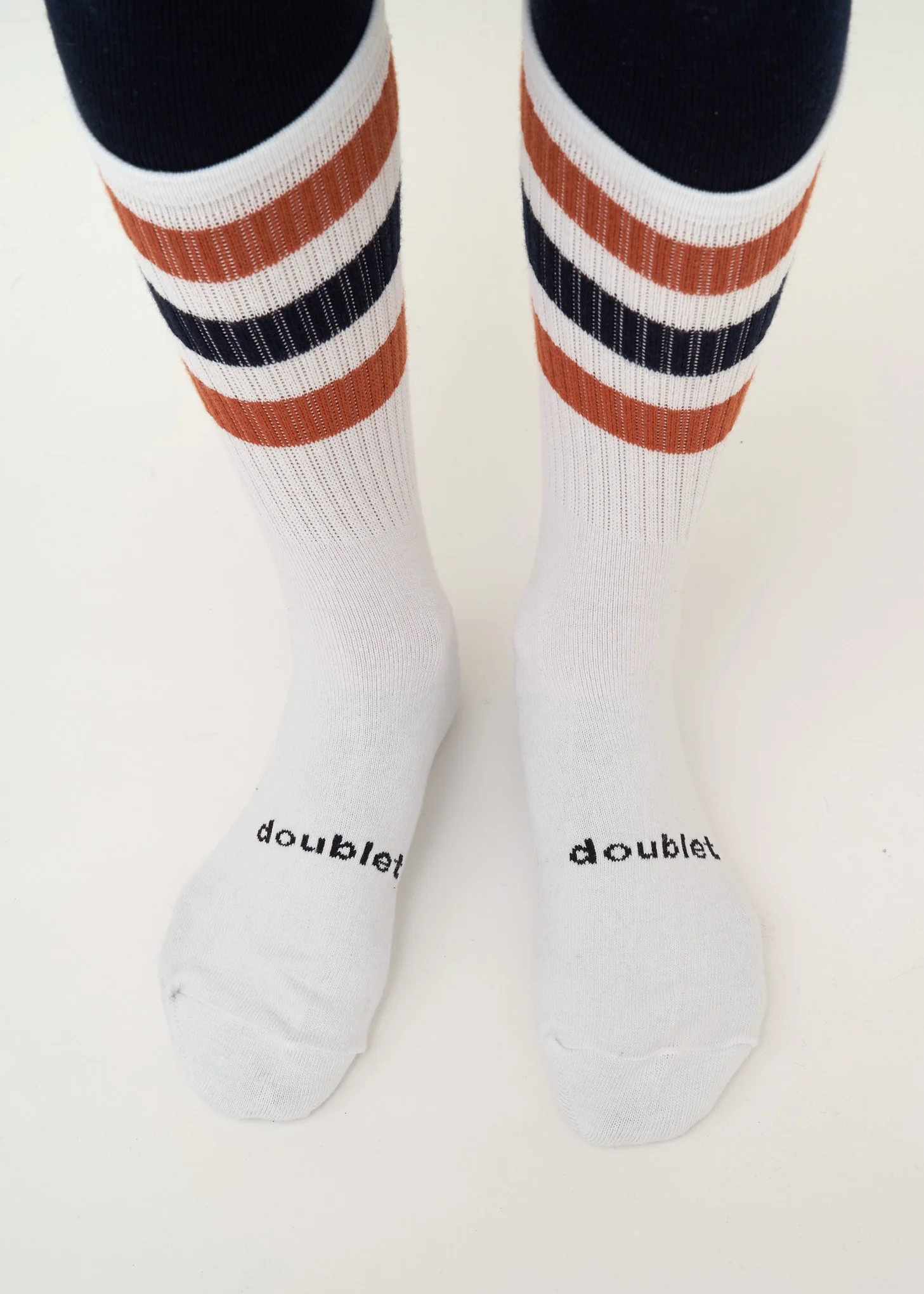 White Layered Border Socks - Image 5