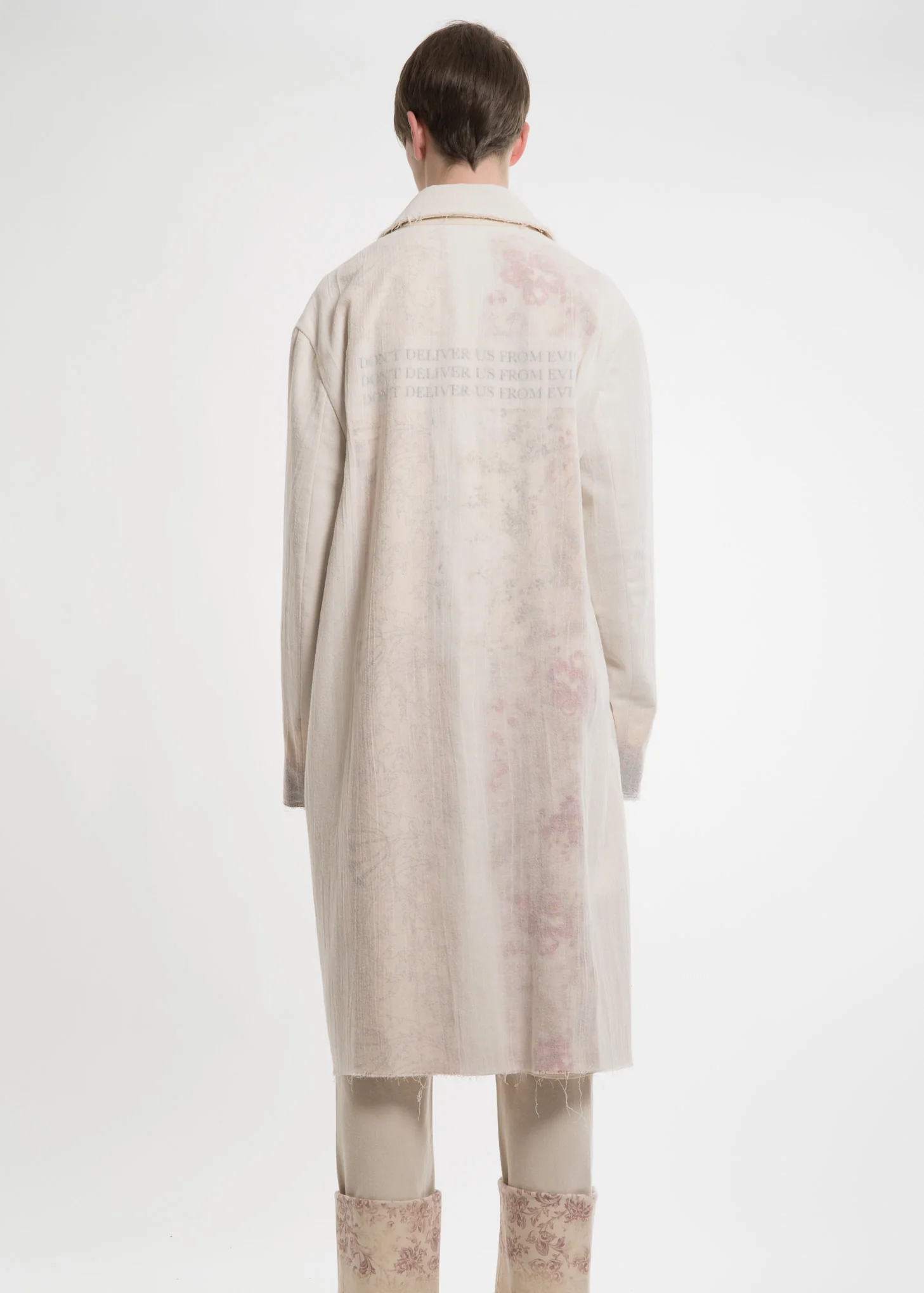 White Layered Lab Coat - Image 4