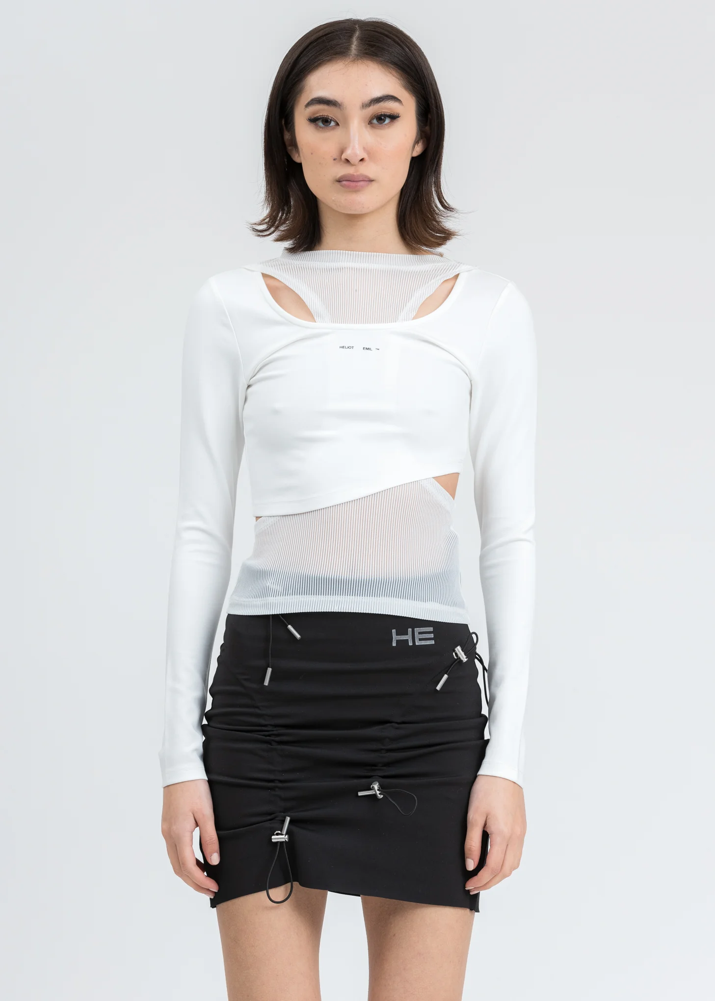 White Layered Long Sleeve