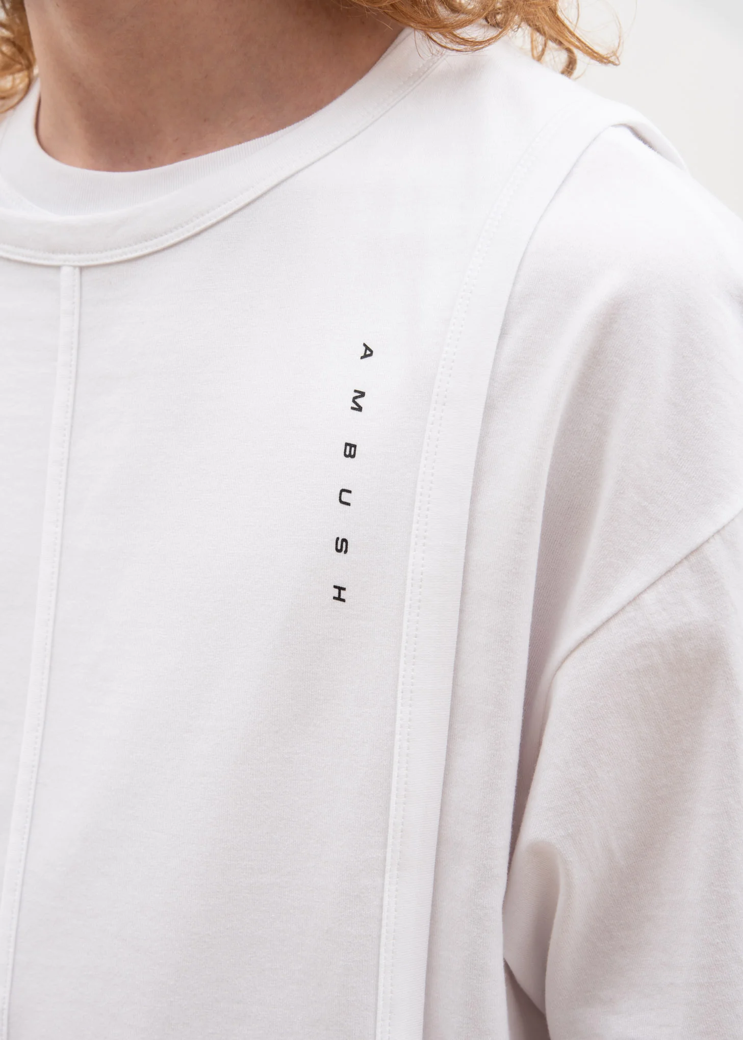 White Layered T-Shirt - Image 2
