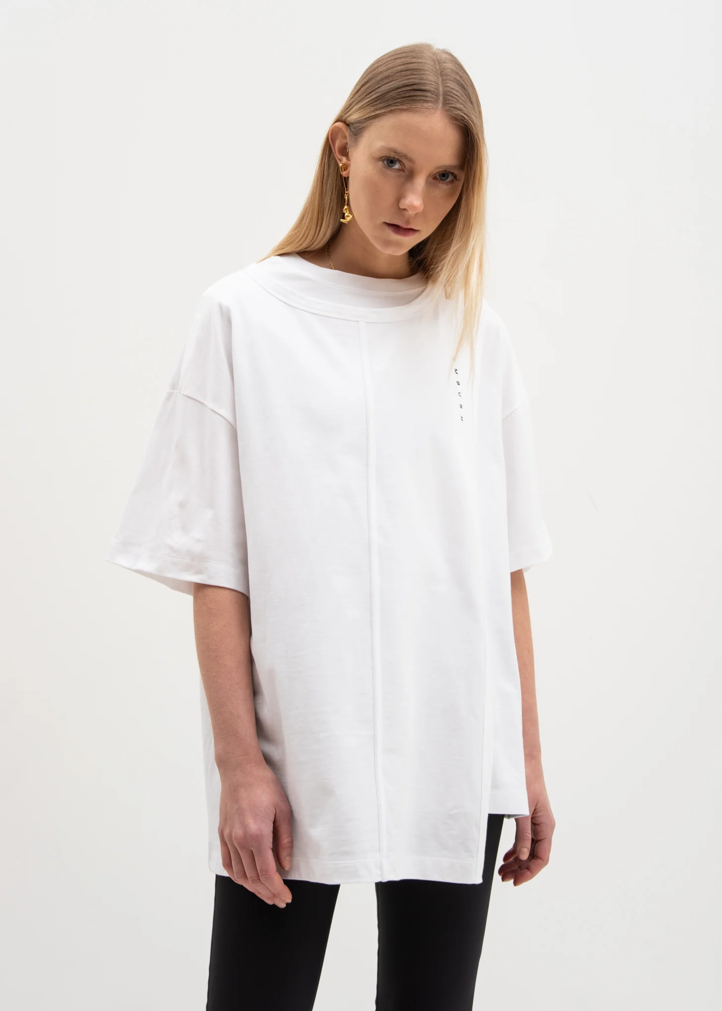 White Layered T-Shirt