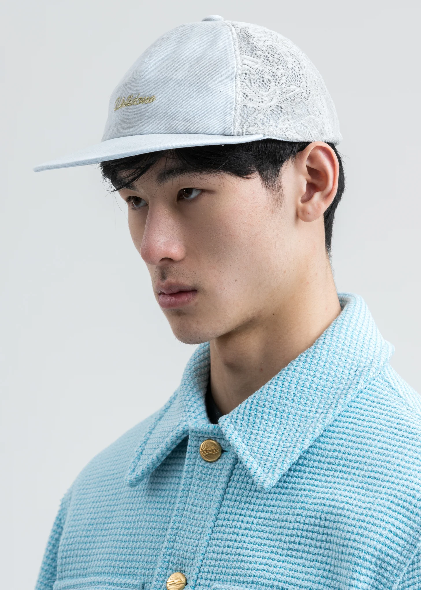White Logo Lace Cap - Image 2