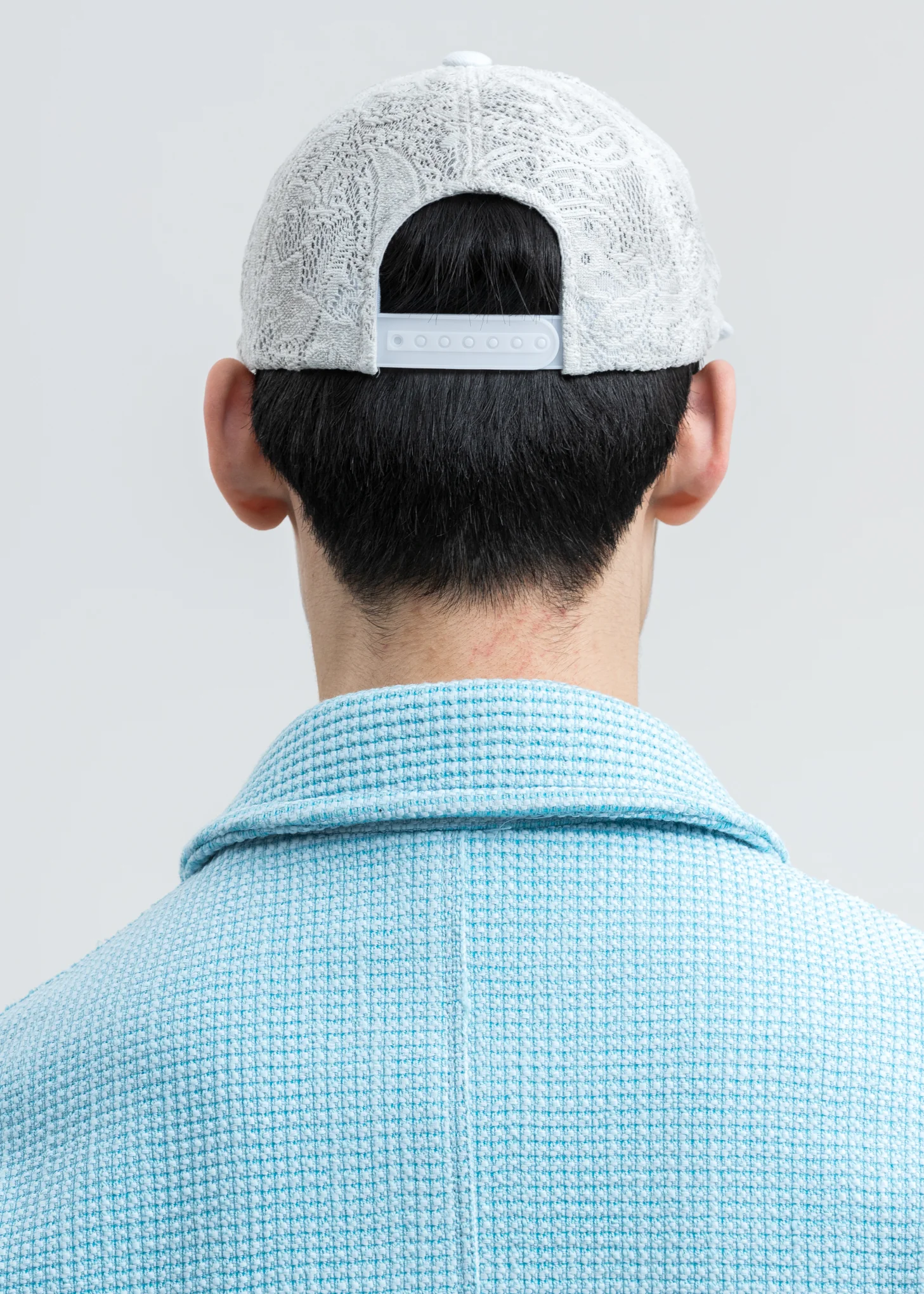 White Logo Lace Cap - Image 3