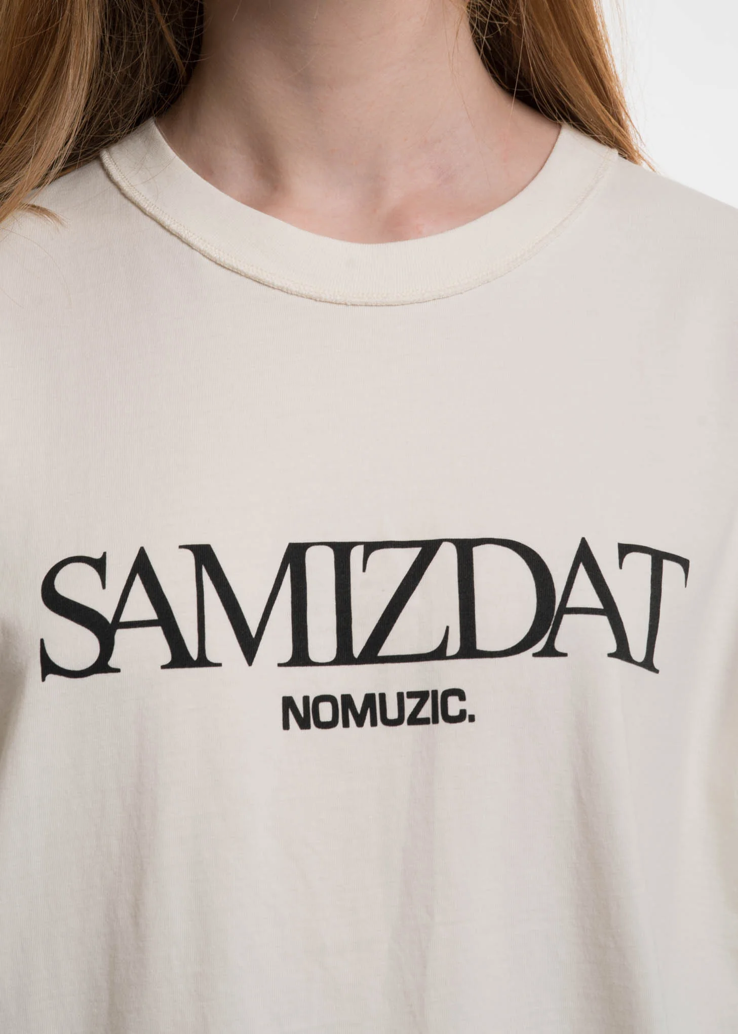 White Logo T-Shirt - Image 3
