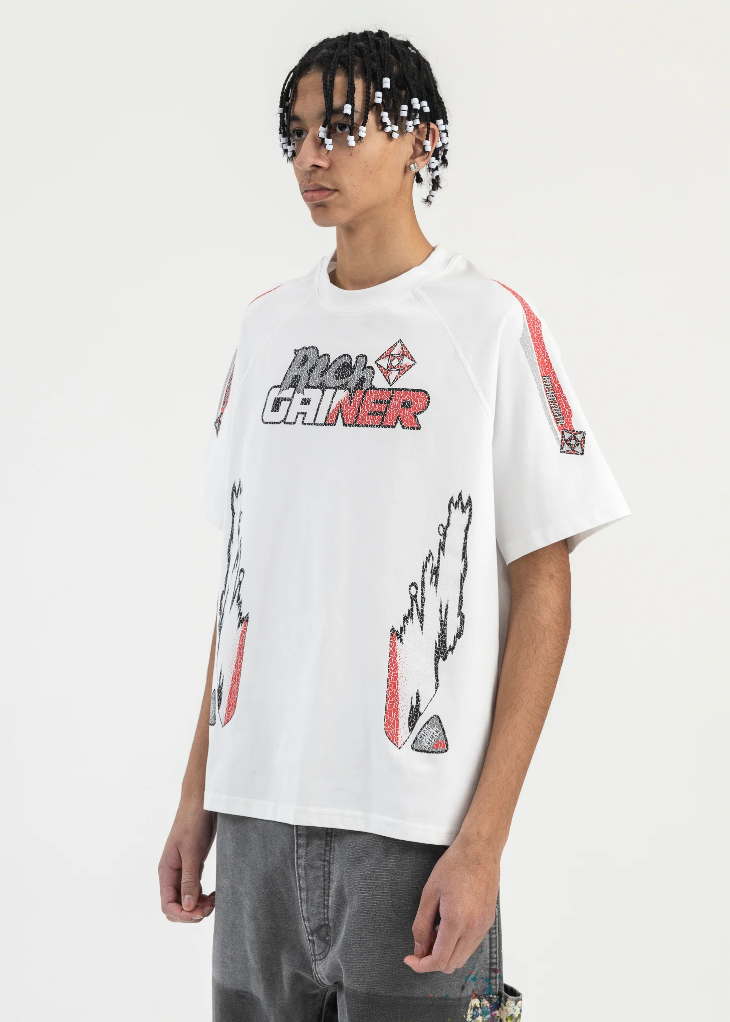WHITE LOGO T-SHIRT - Image 3