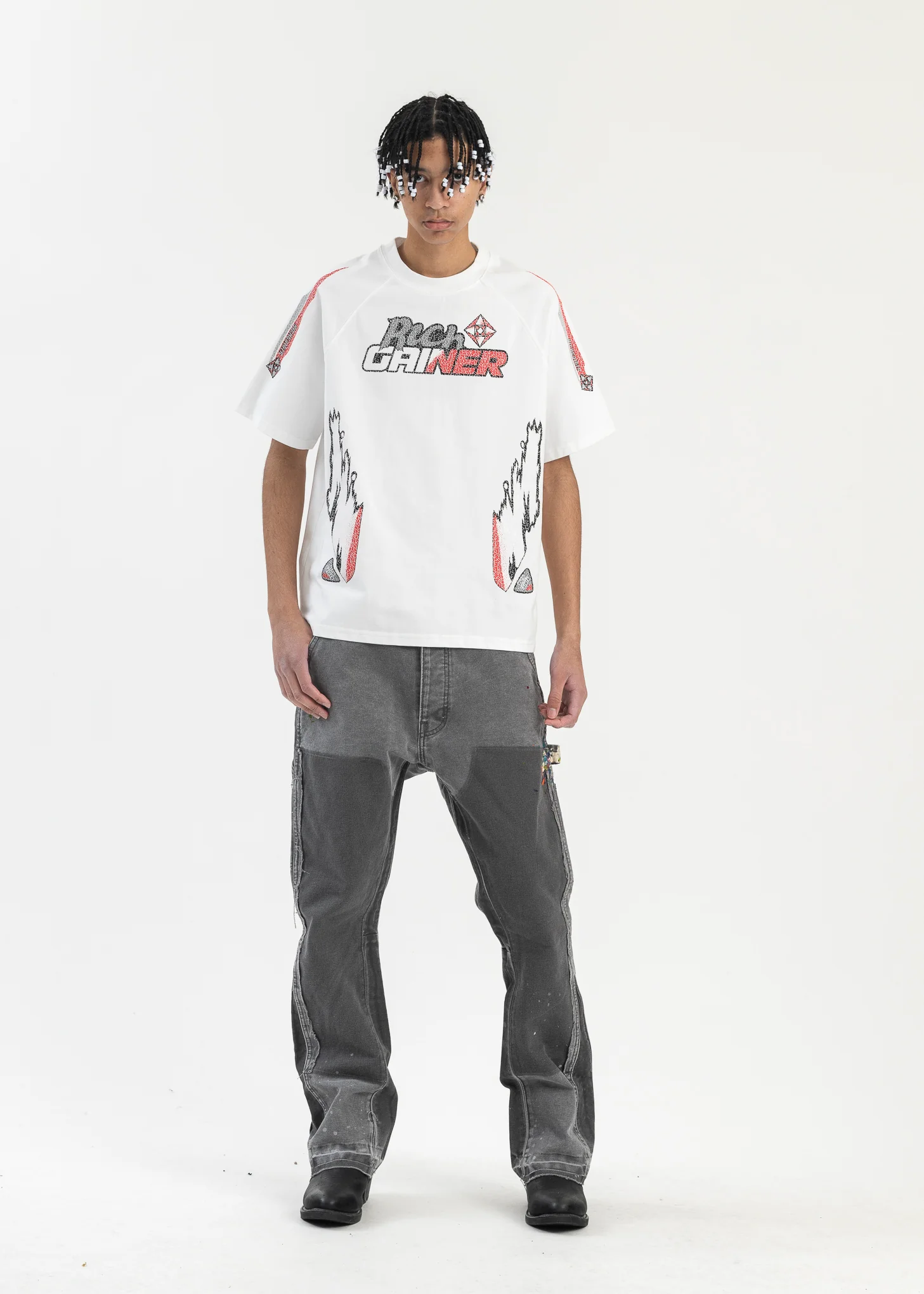 WHITE LOGO T-SHIRT - Image 5