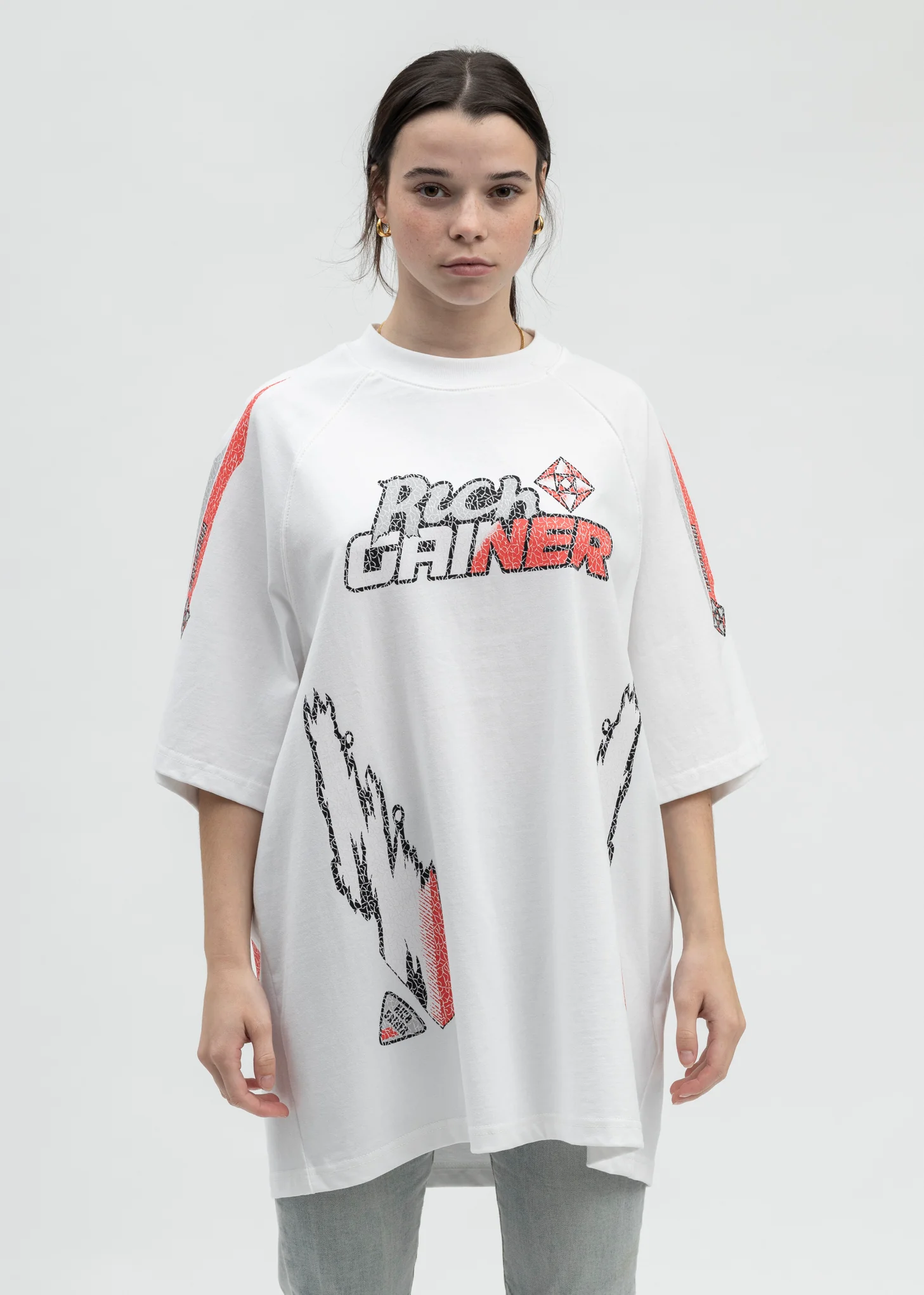 WHITE LOGO T-SHIRT