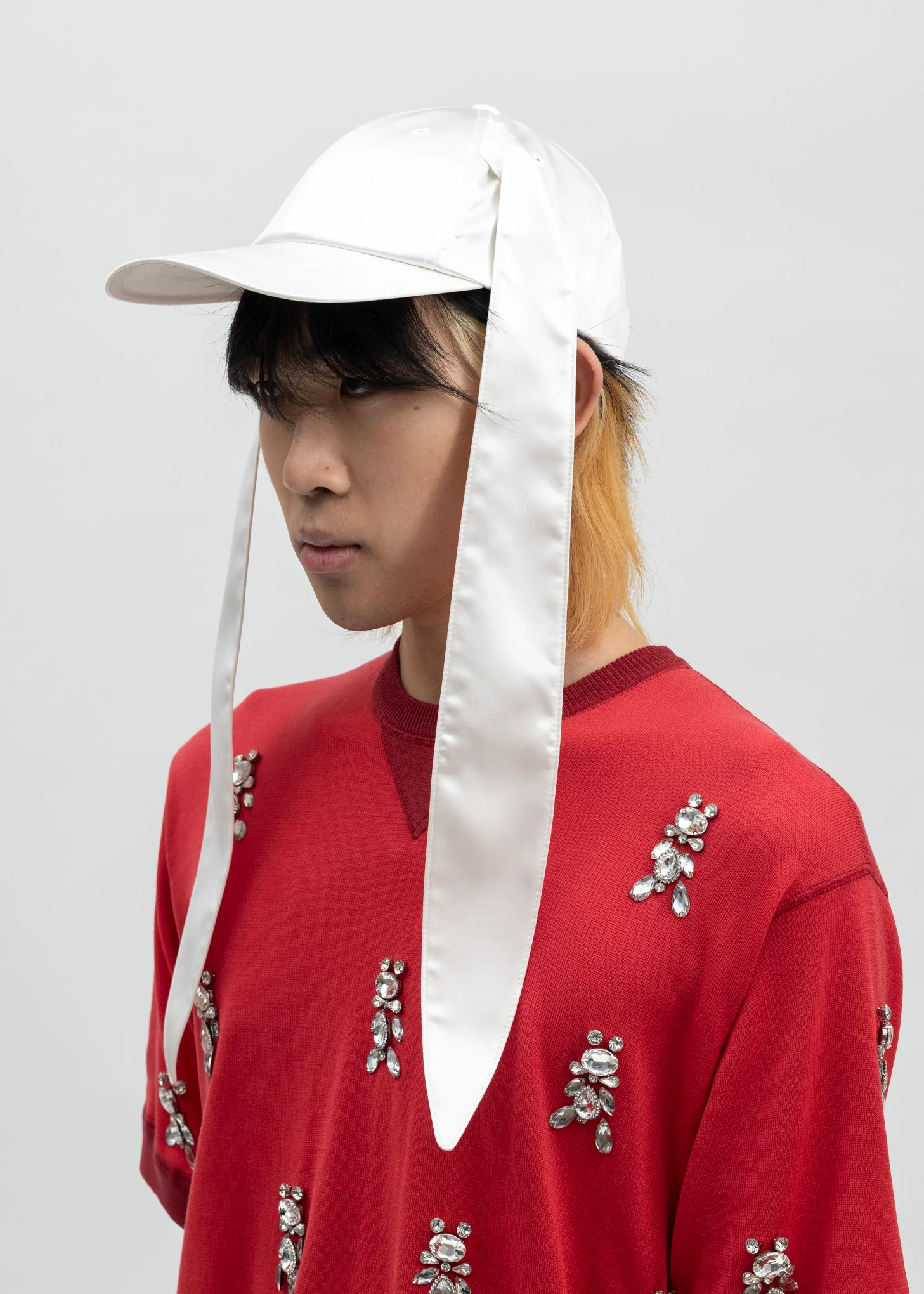 WHITE LONG EAR CAP - Image 2