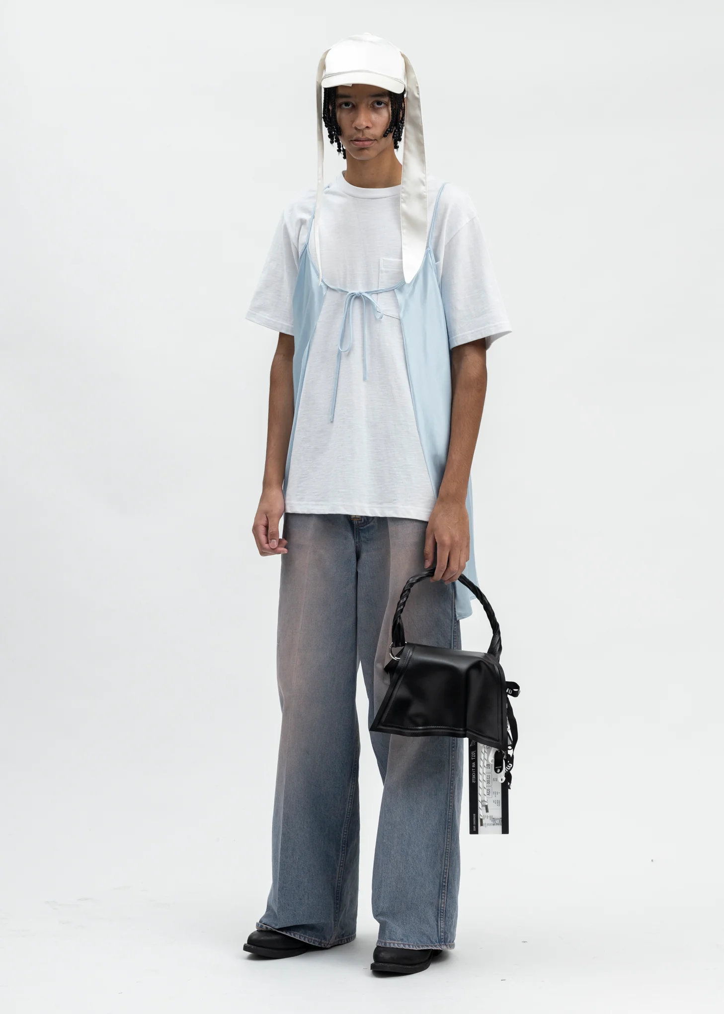 WHITE LONG EAR CAP - Image 5