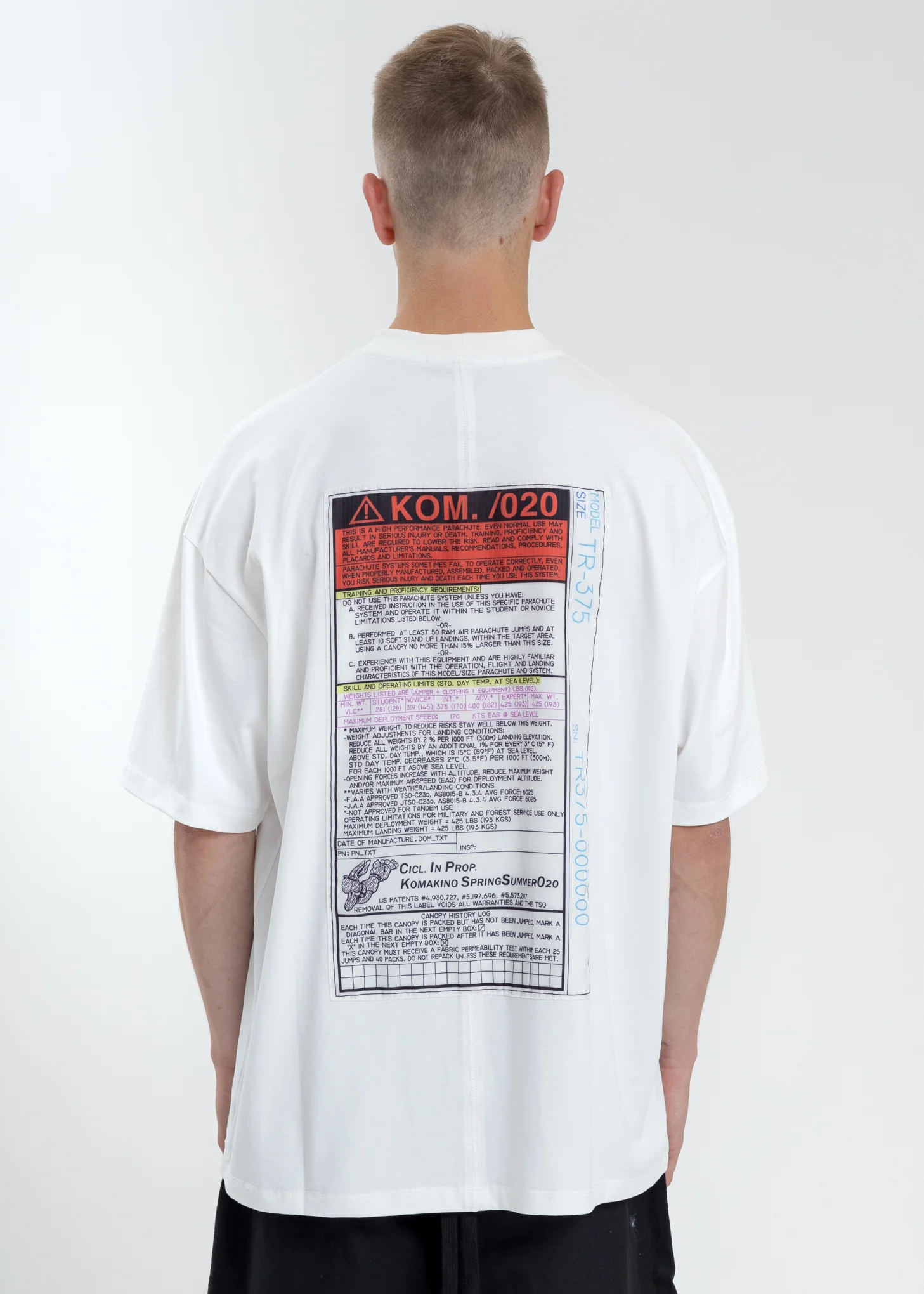 White Loose Fit T-Shirt