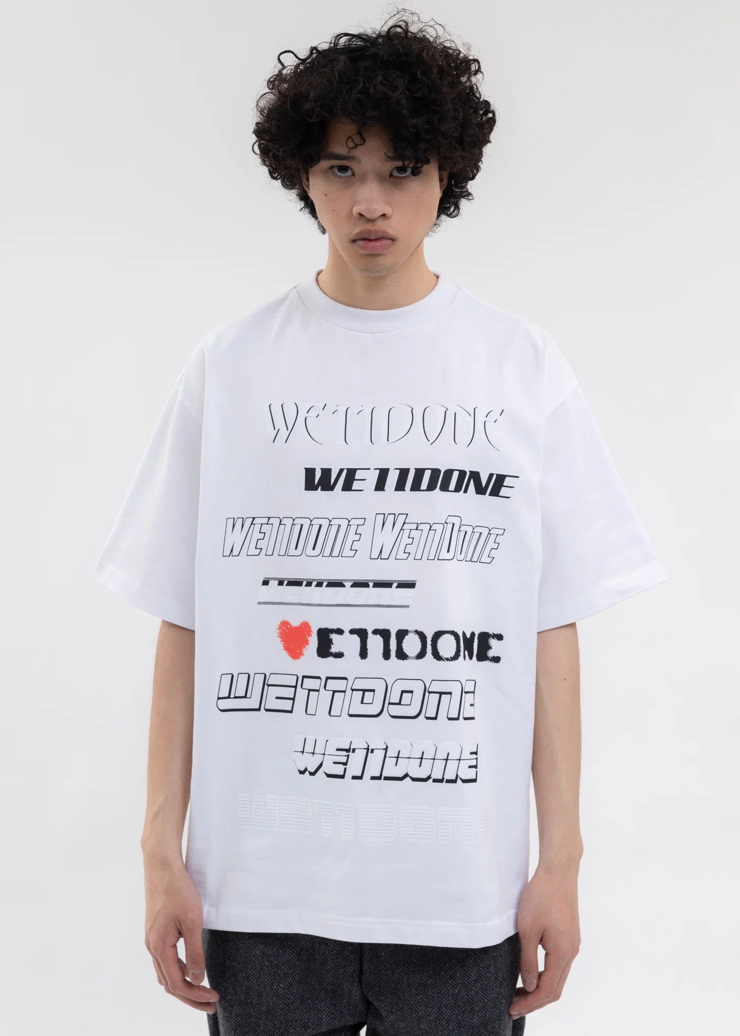 WHITE LOVE WE11DONE T-SHIRT