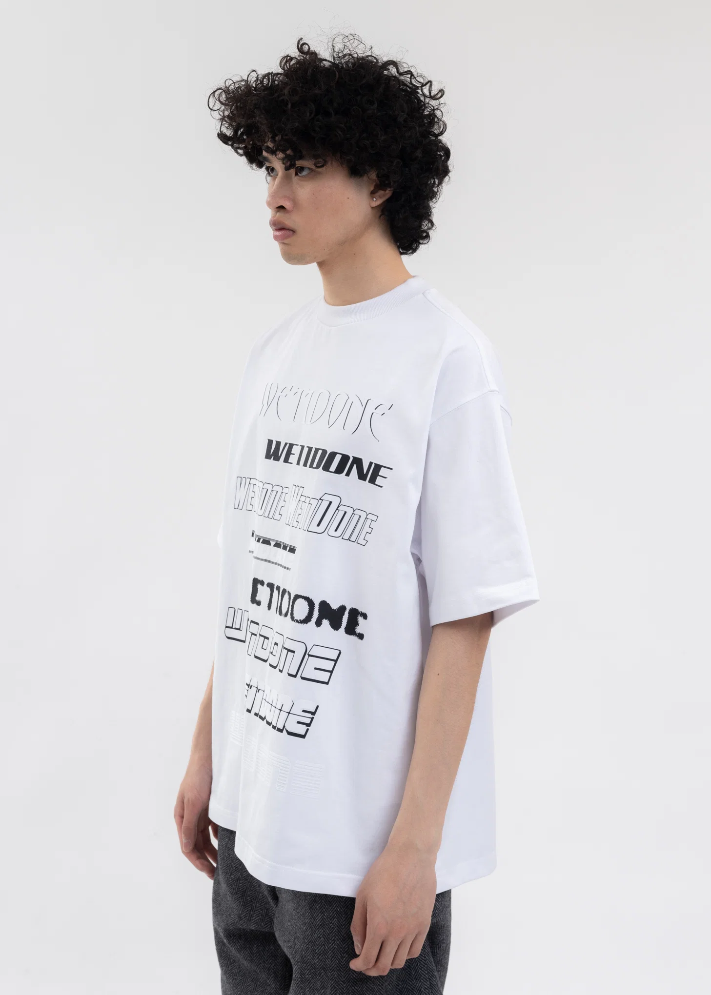 WHITE LOVE WE11DONE T-SHIRT - Image 3