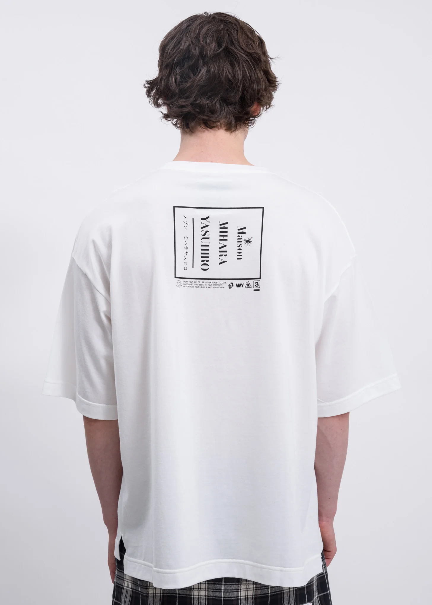 White Maison MHARA YASUHIRO Printed T-shirt - Image 2