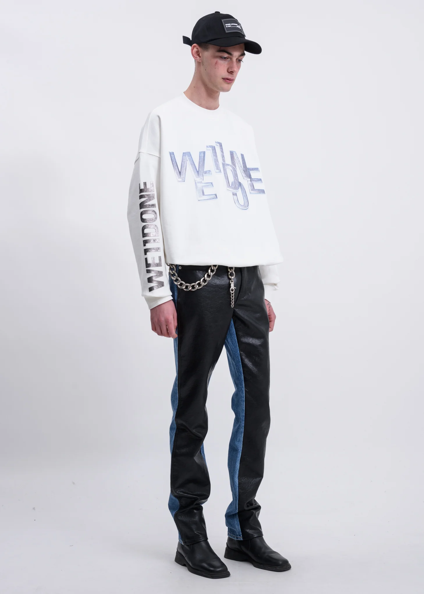 White Metal Logo Sweater - Image 5