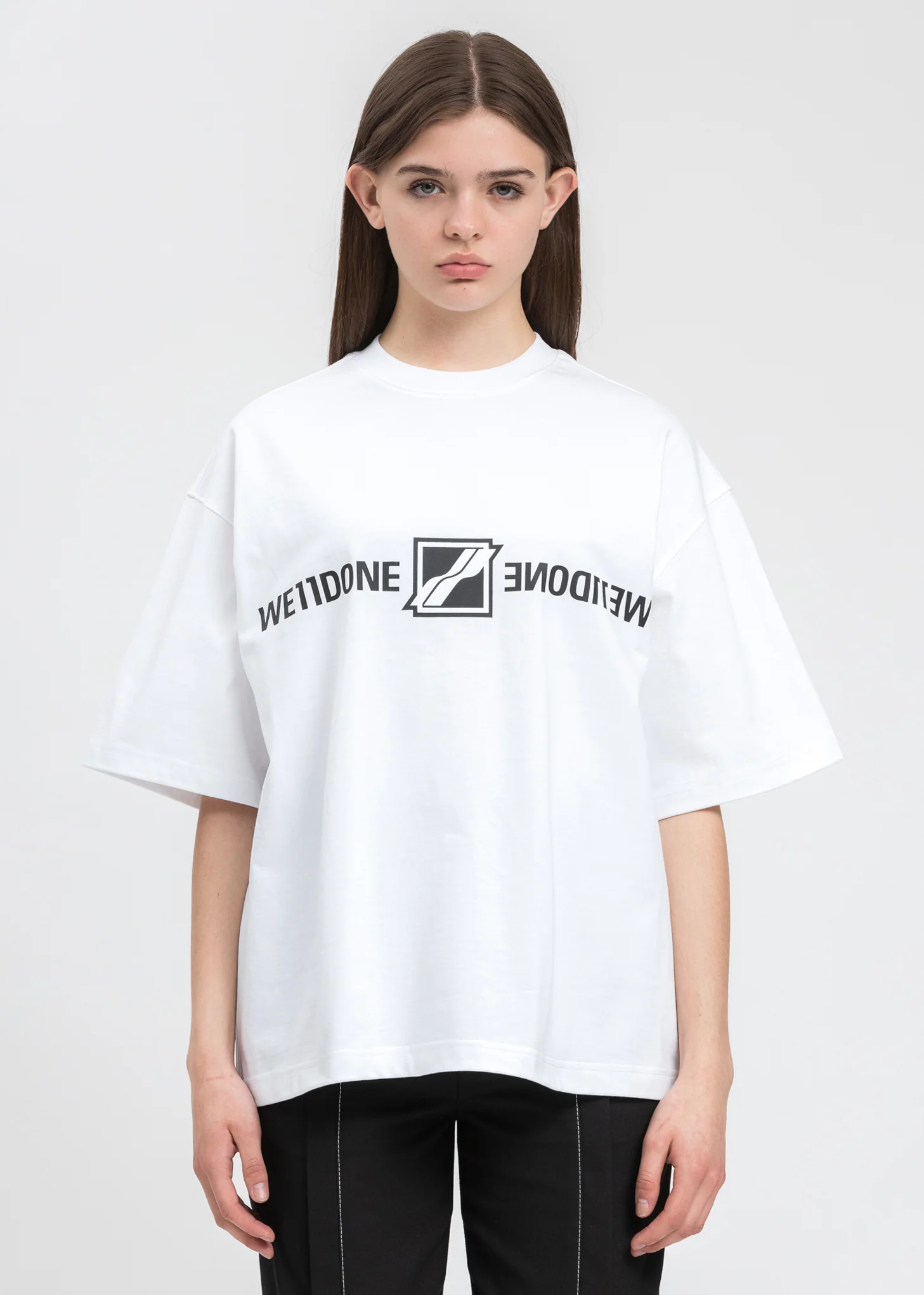 White Mirror Logo T-Shirt
