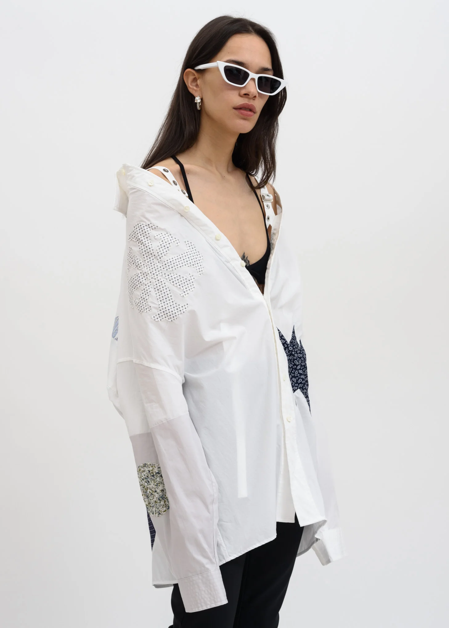 White Molly Sunglasses - Image 3