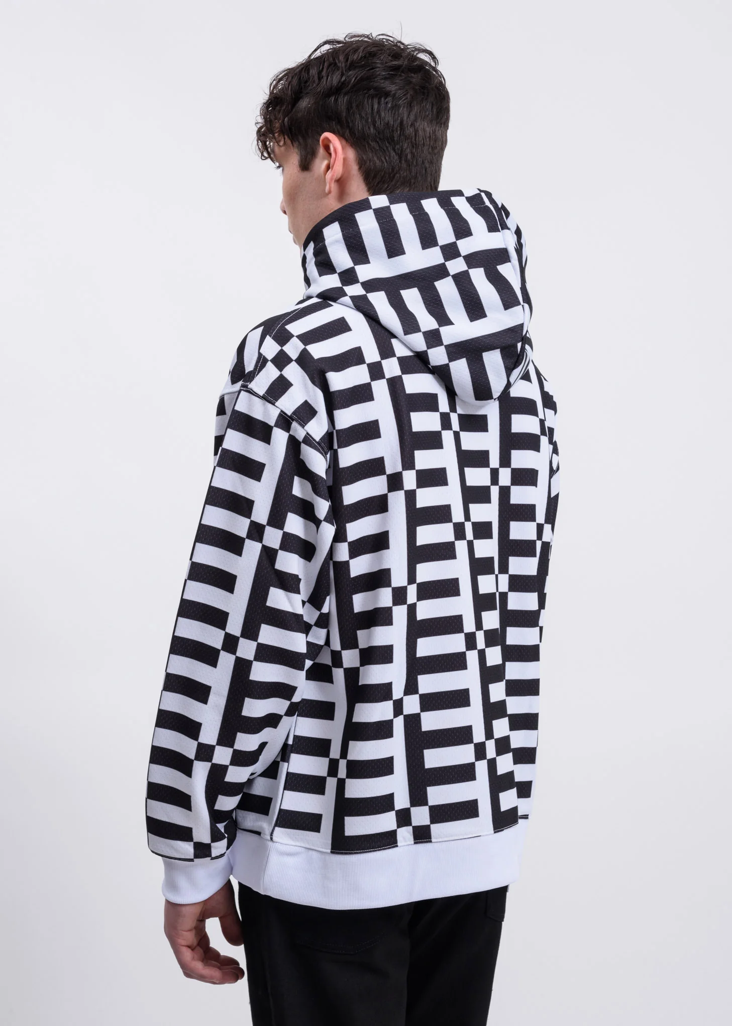 White Monogram Extra Hoodie - Image 2