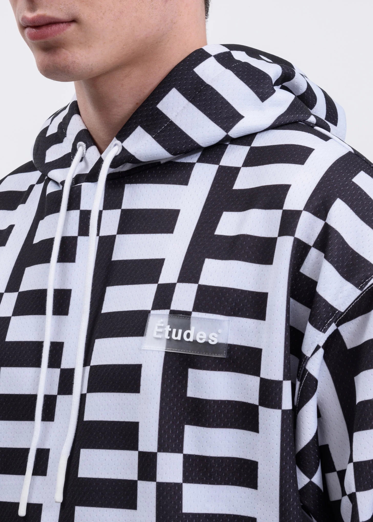 White Monogram Extra Hoodie - Image 3