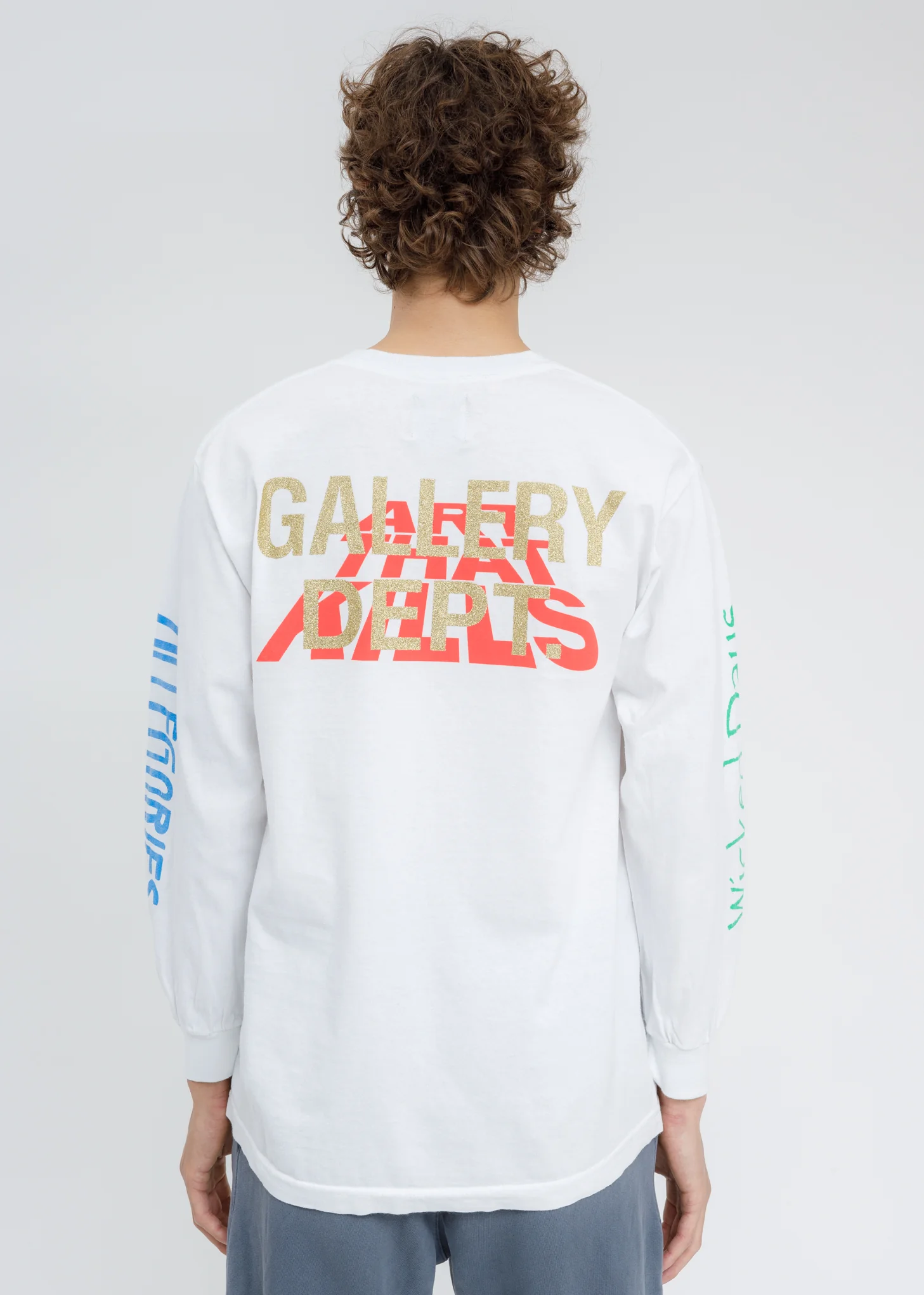White MT MARCI ALLEGORIES Long Sleeves T-Shirt - Image 4
