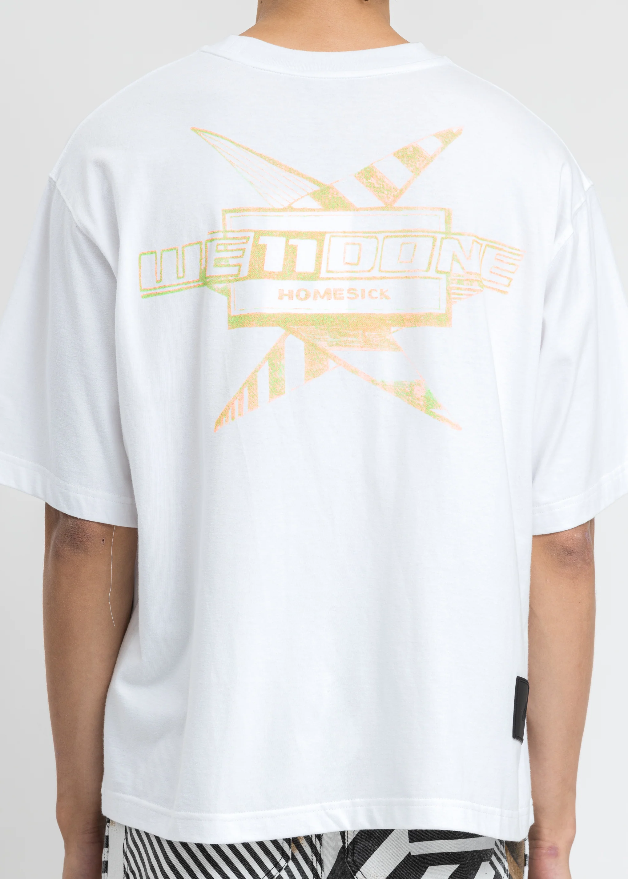 White Multi Color Logo T-Shirt - Image 4